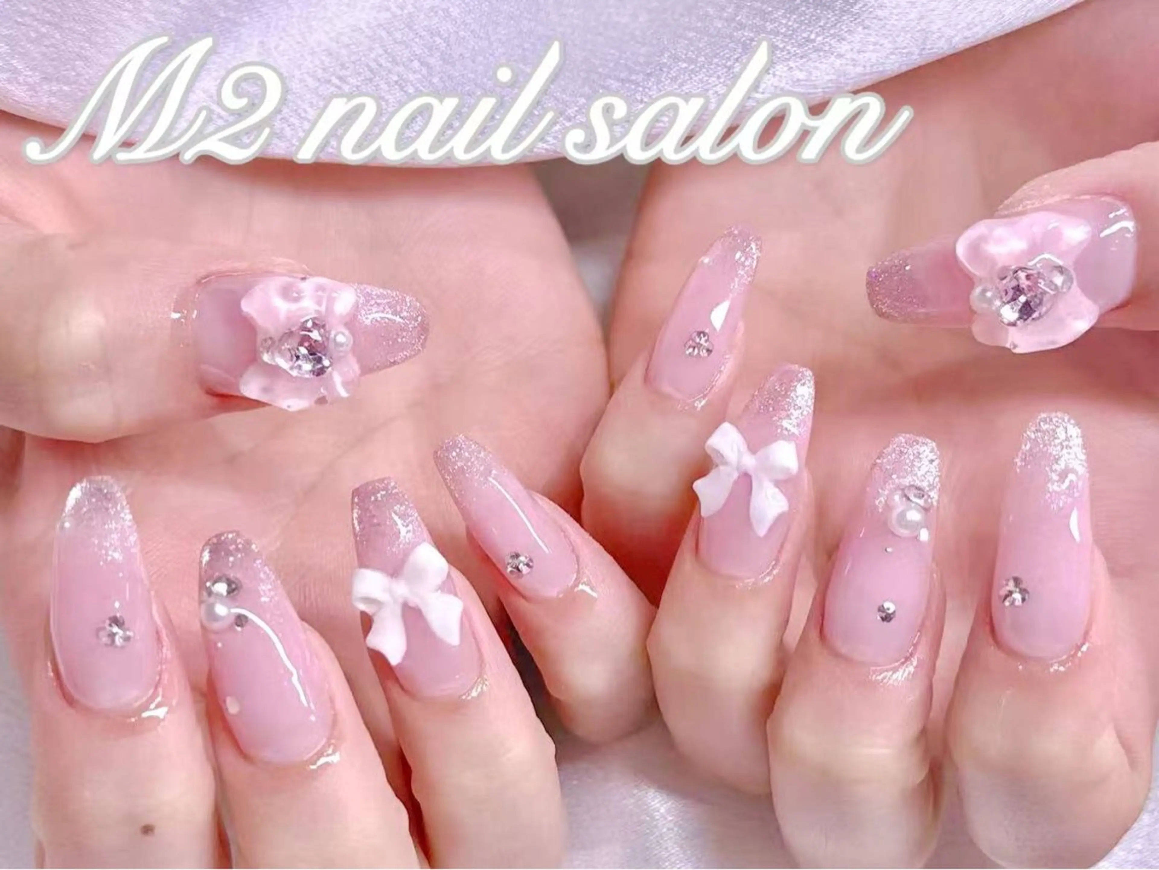 ネイル ハンドネイル 長さだし専門店 M2 rikaのネイルデザイン