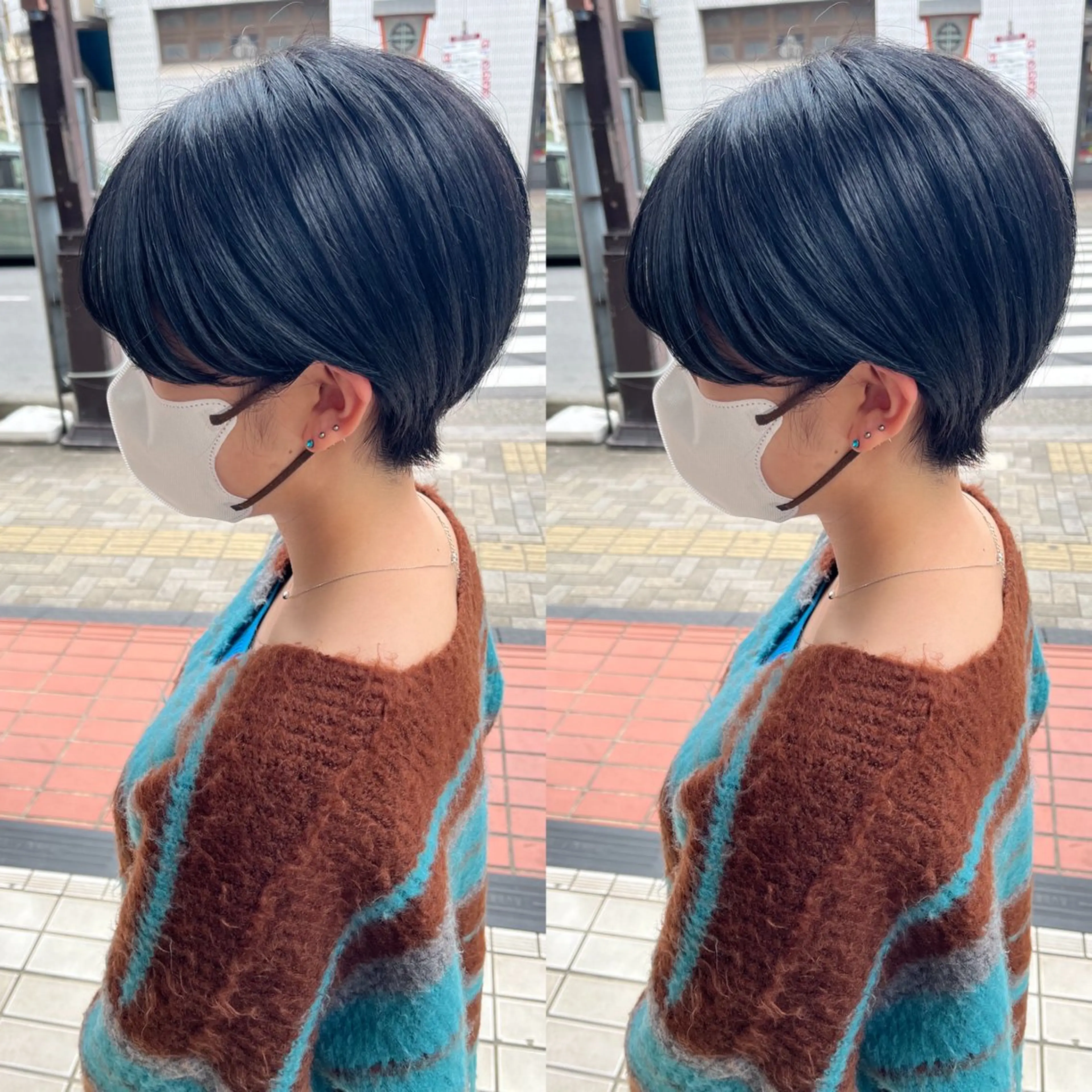 ショート レイヤー×透明感 Tatsuya💫のヘアスタイル
