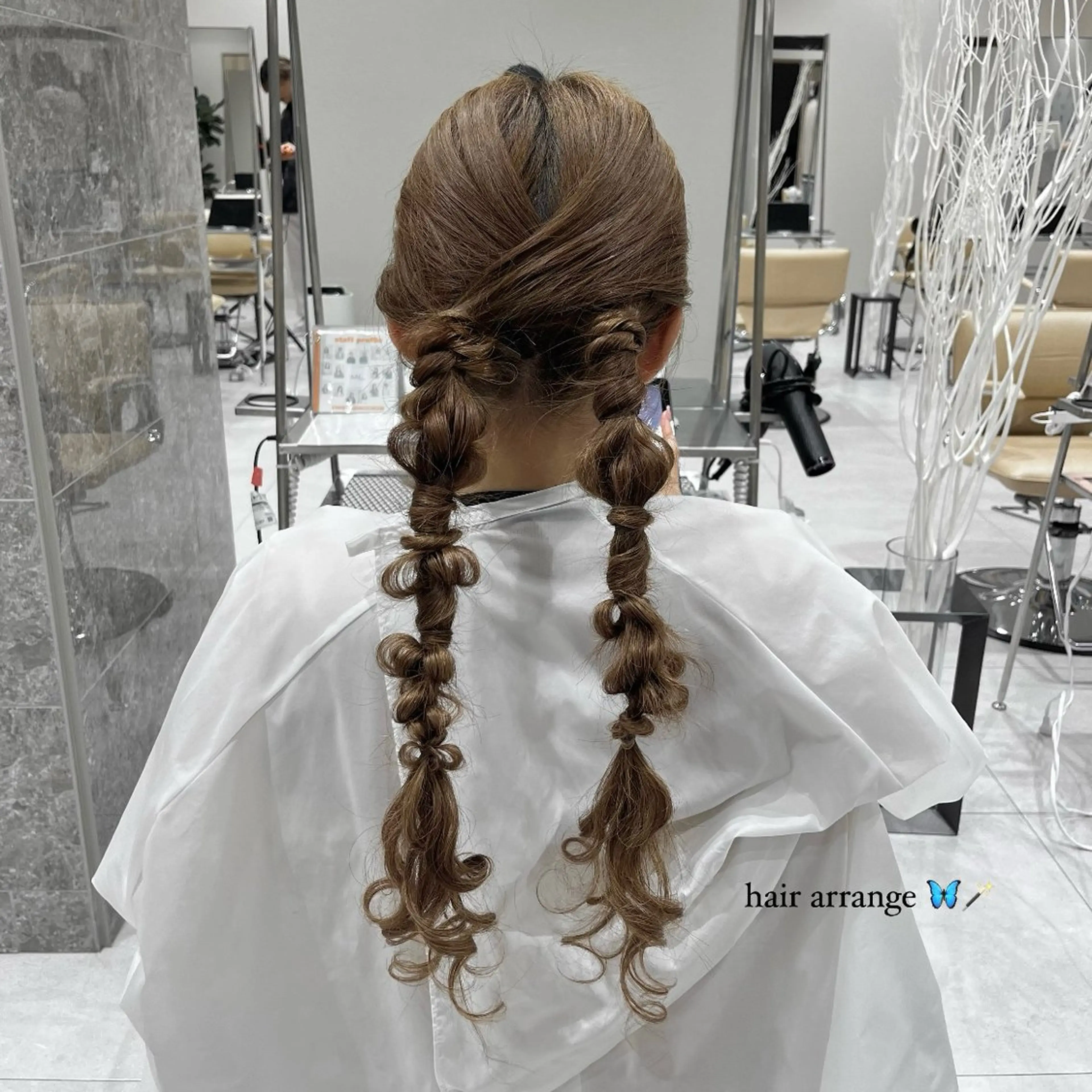 ロング ヘアセット バレイヤージュ/ヘア アレンジ/shionのヘアスタイル