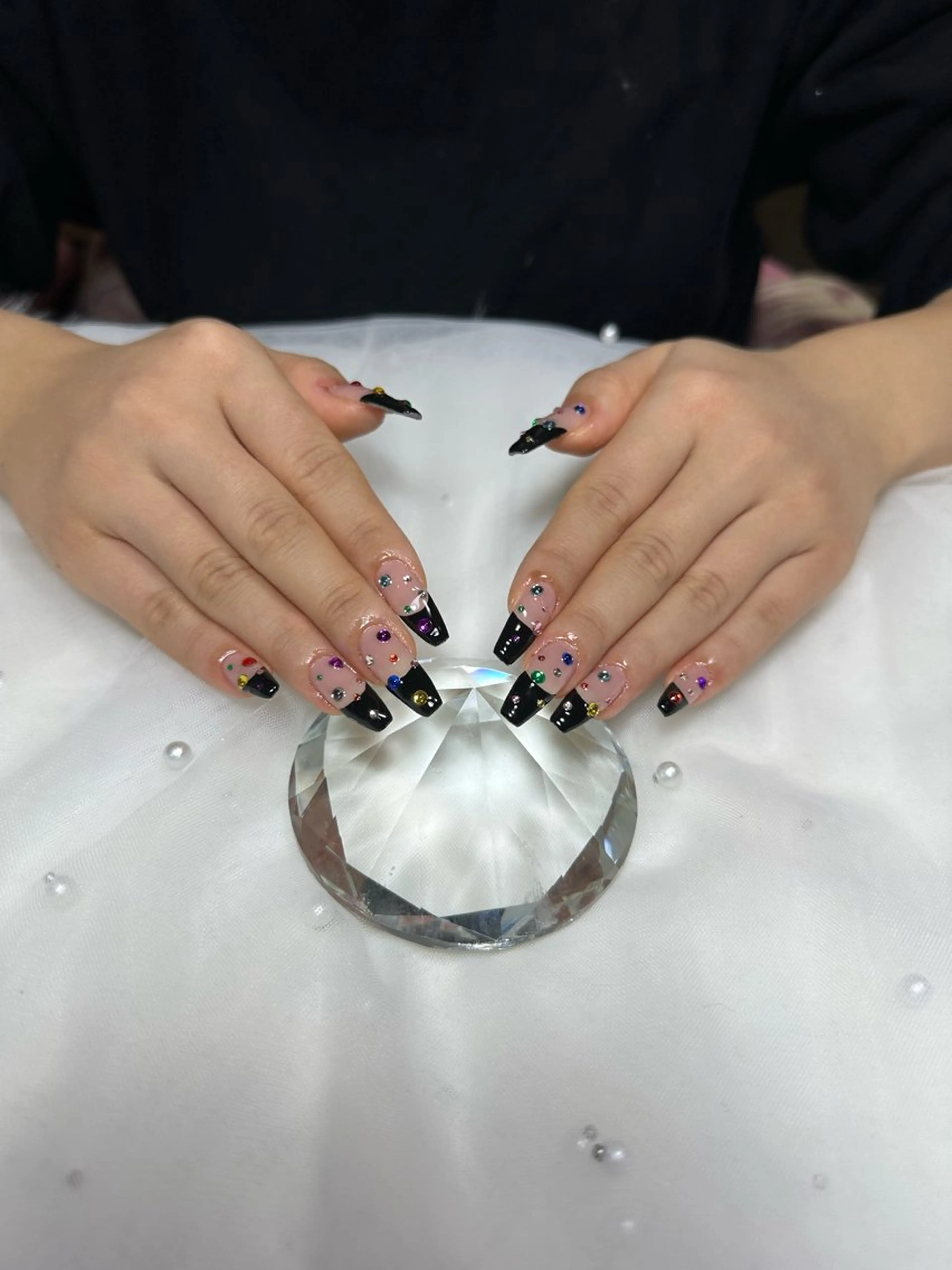 ネイル フレンチネイル ハンドネイル pikarin nailsのネイルデザイン