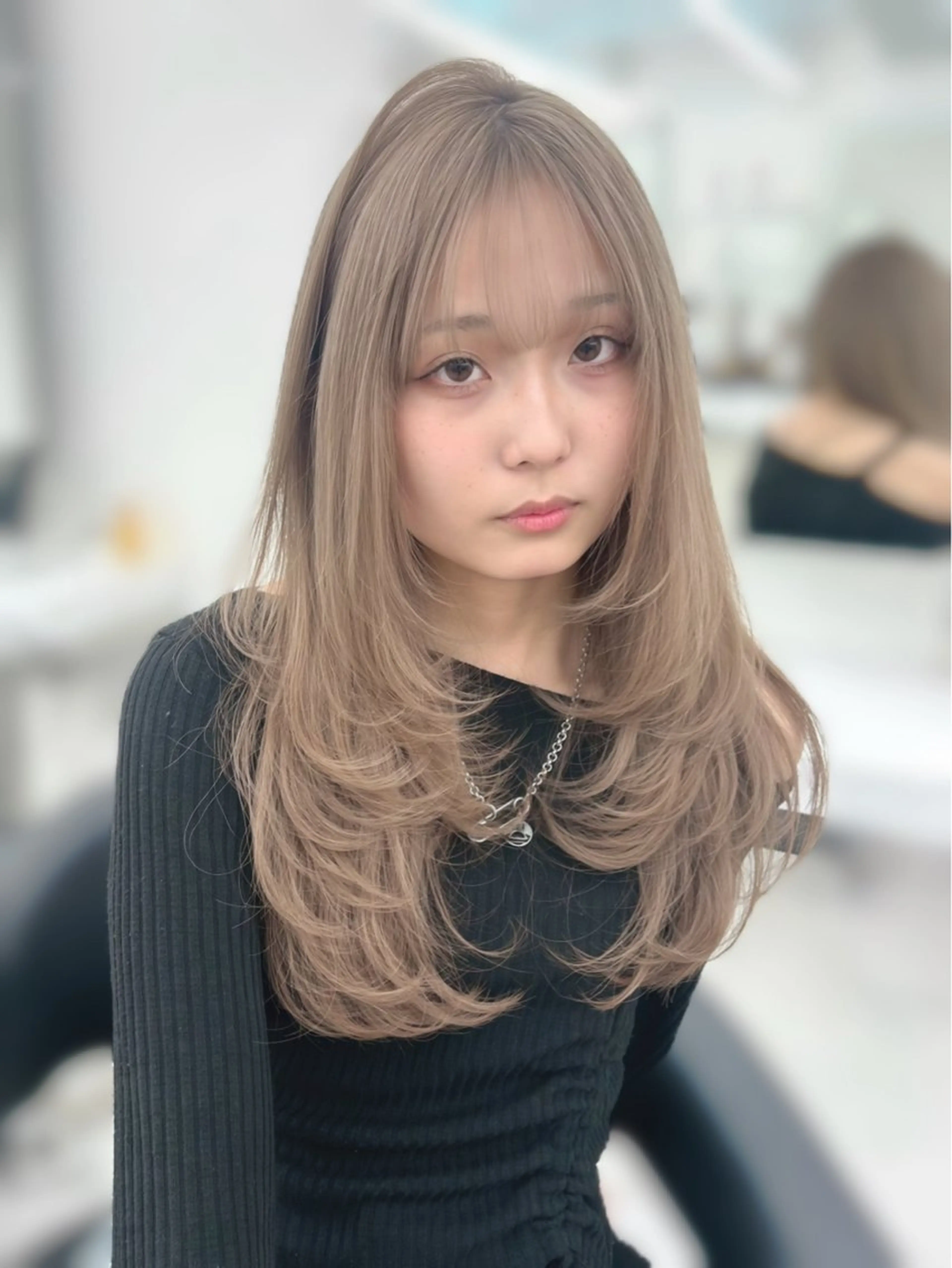 ‎🤍最上級の透明感‎🤍ダブルカラー×レイヤー×髪質改善TRの写真