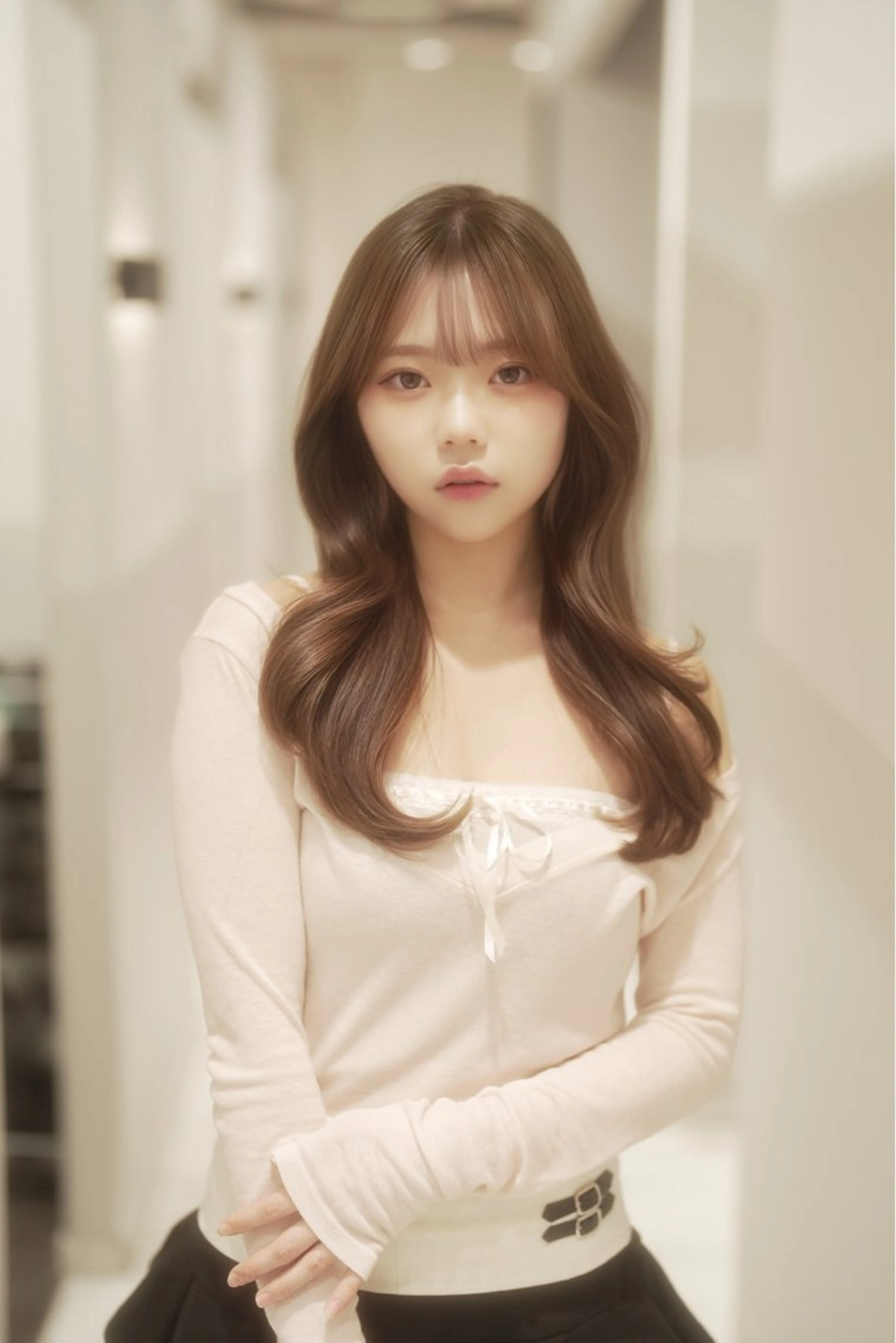 まとまるレイヤーカット＋透明感カラー+高濃度ケラチン髪質改善リペアトリートメントの写真