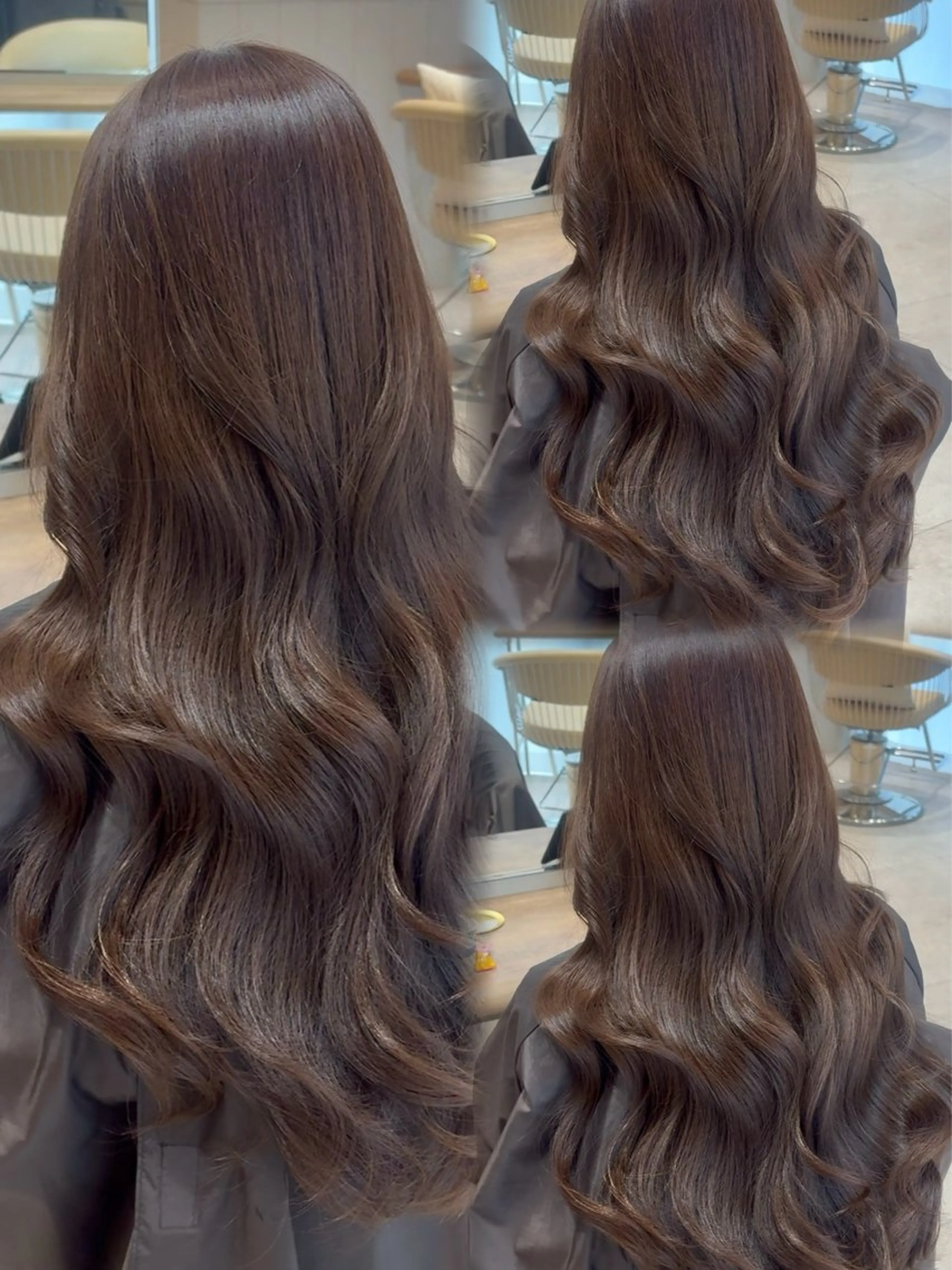 カラー ブラウンカラー ダブルカラー カット ヘアカラー トリートメント Hina/なりたいが 叶う韓国ヘア❤️のヘアスタイル