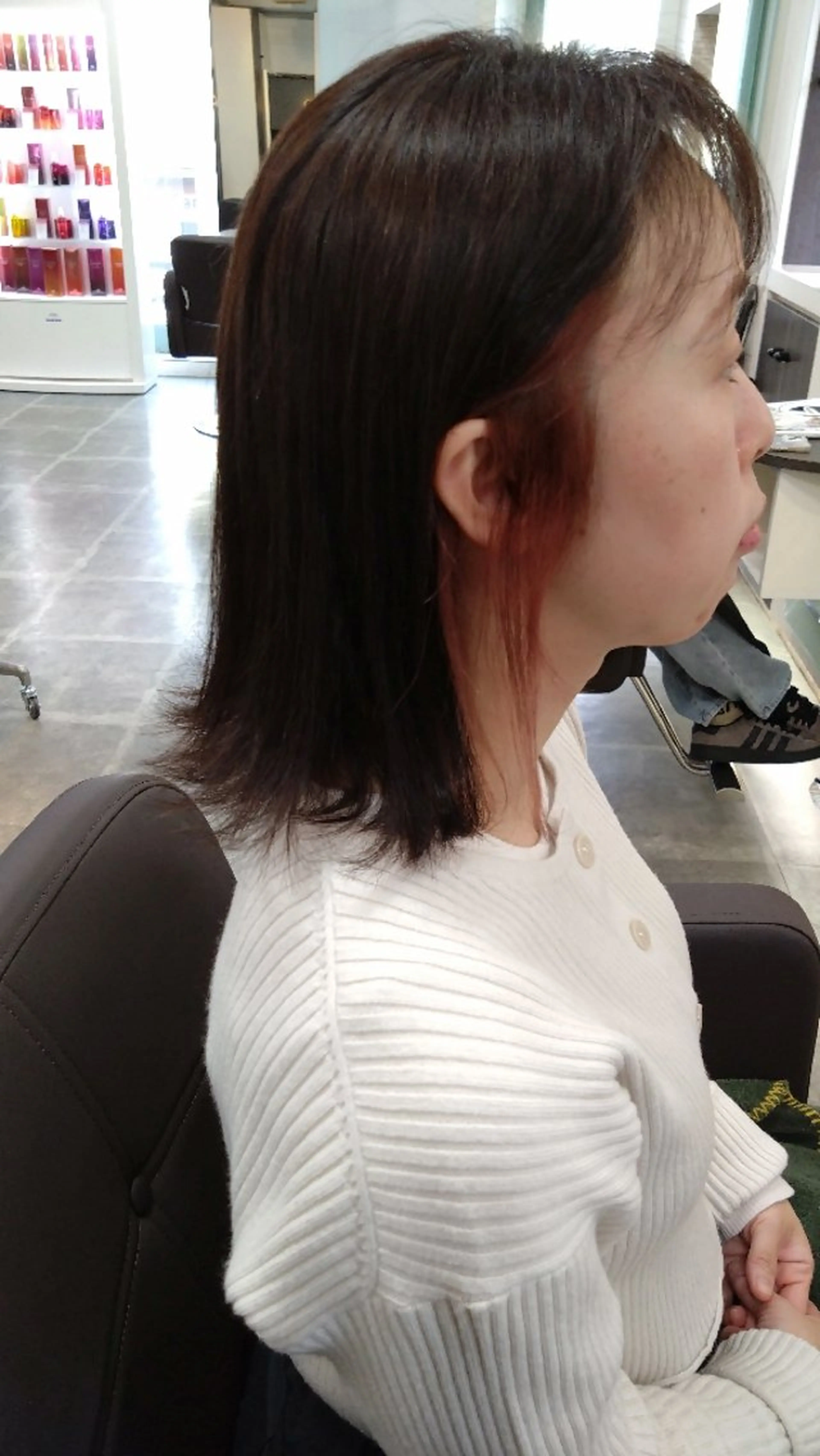 ミディアム 有賀 ちかのヘアスタイル