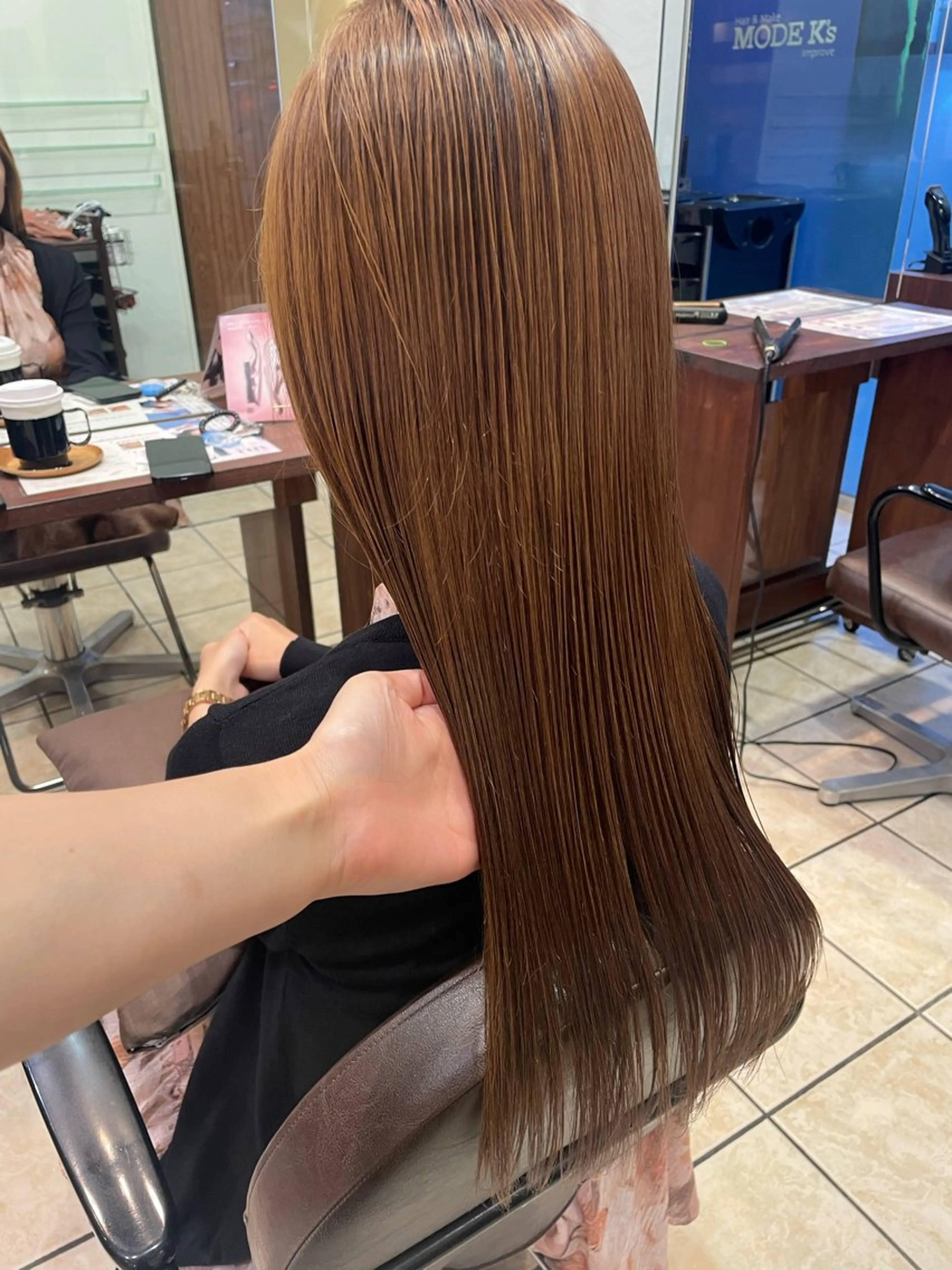 🐚ミニモ限定🪸髪質改善美髪ストレート🍃の写真