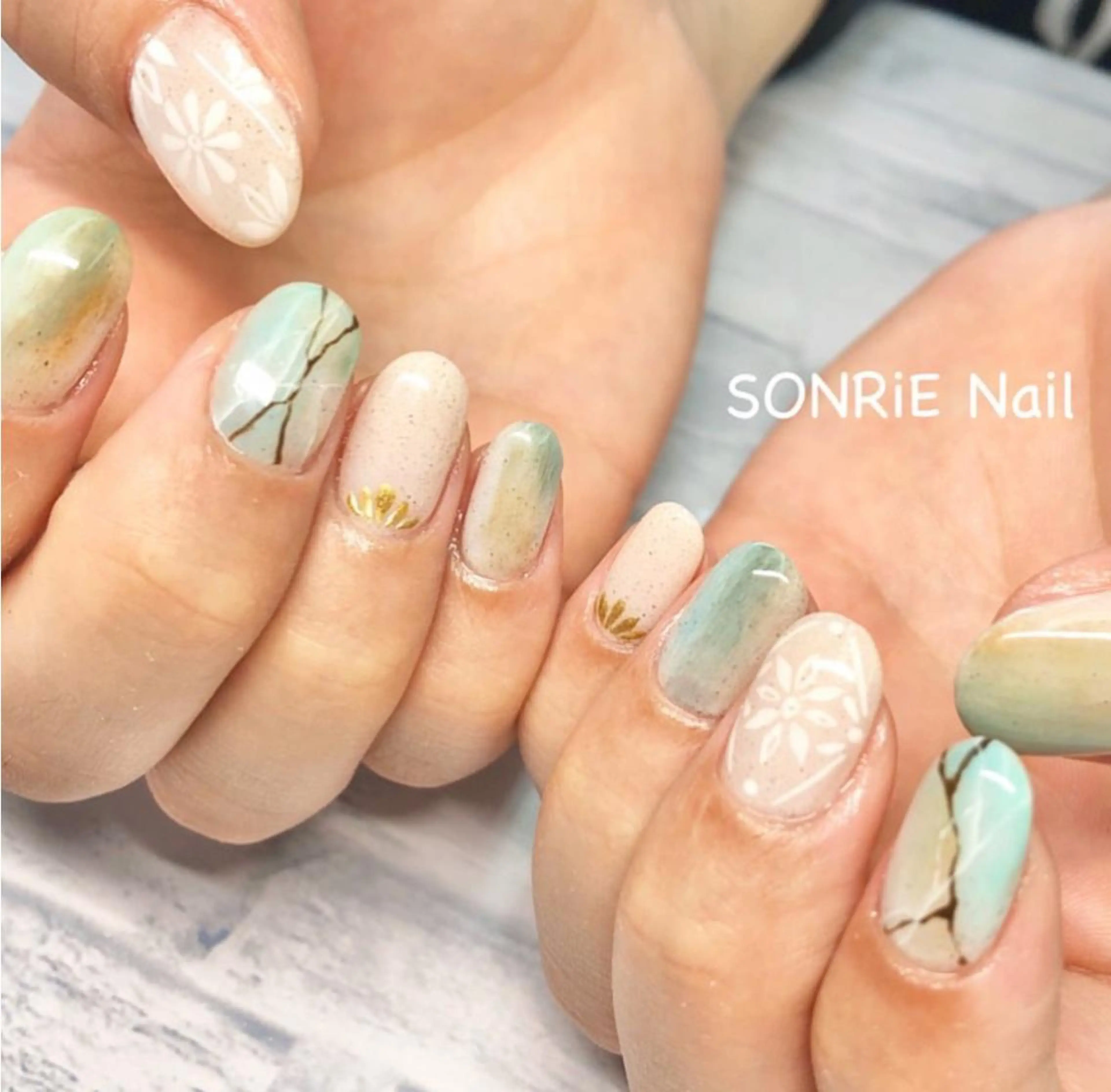 ネイル 豊橋美容院 ソンリエのヘアスタイル