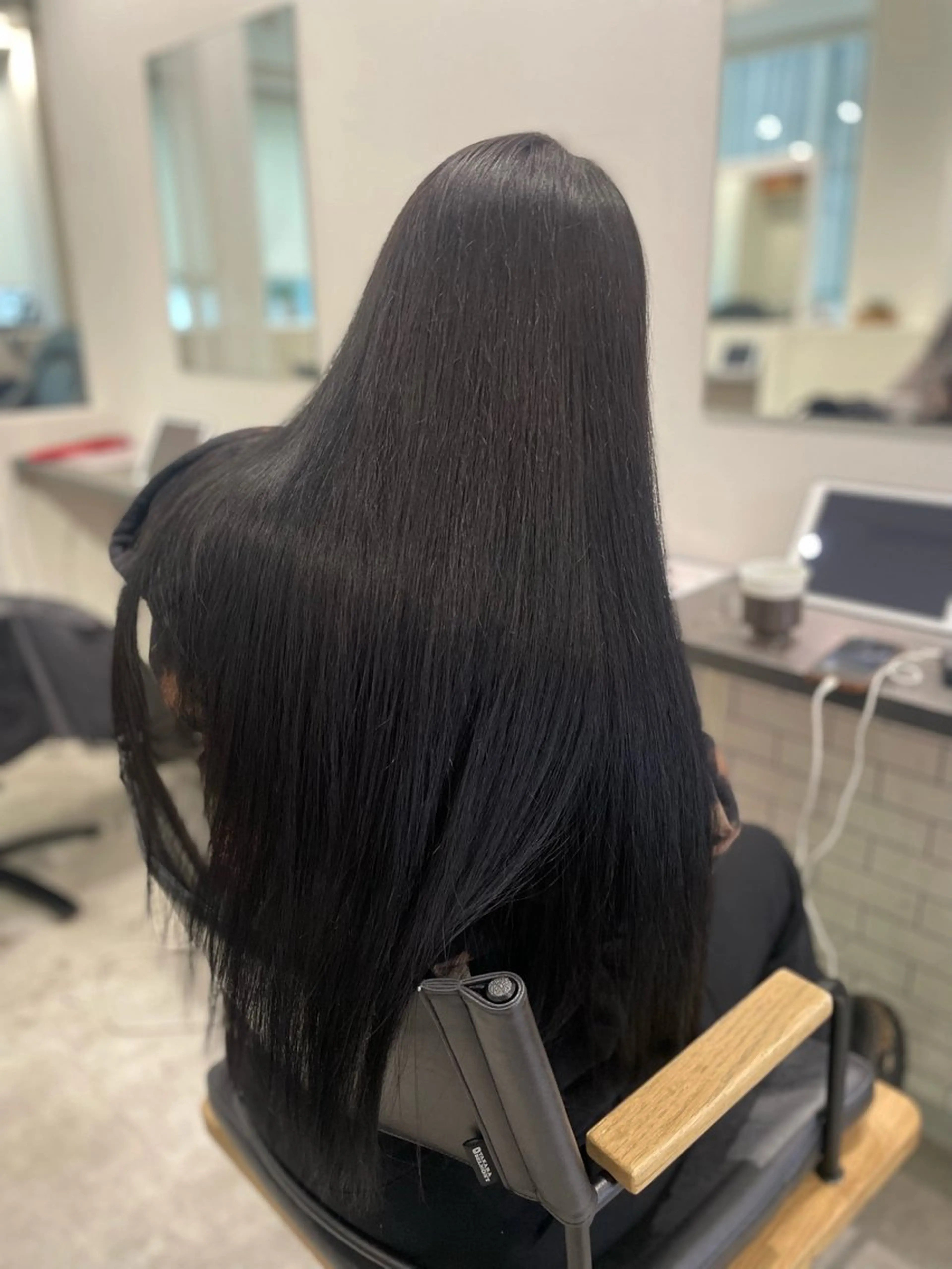 ロング 京都美容師 塩のヘアスタイル