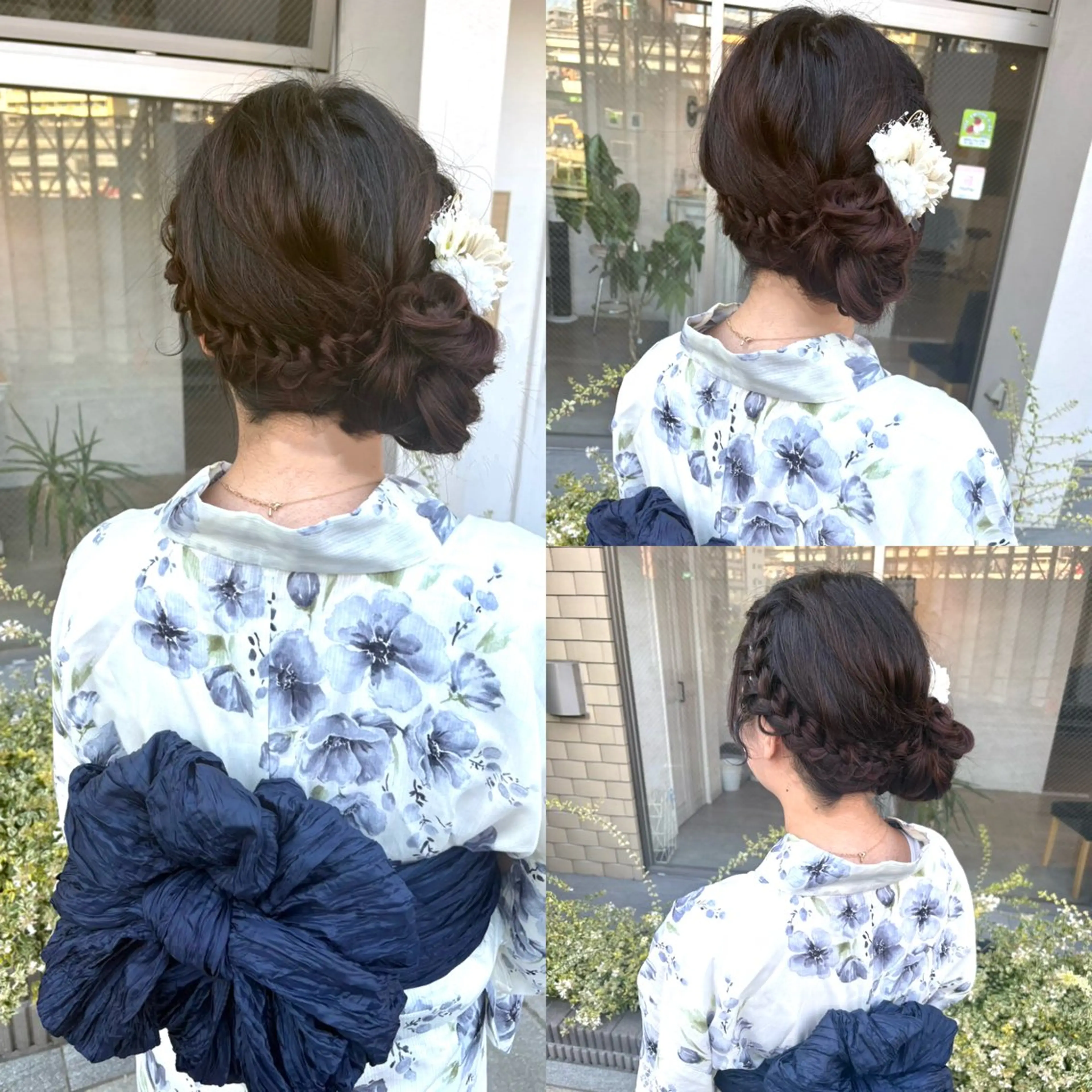 ロング ヘアアレンジ 浴衣 着付け 美髪× ヘアセット✨Araiのヘアスタイル