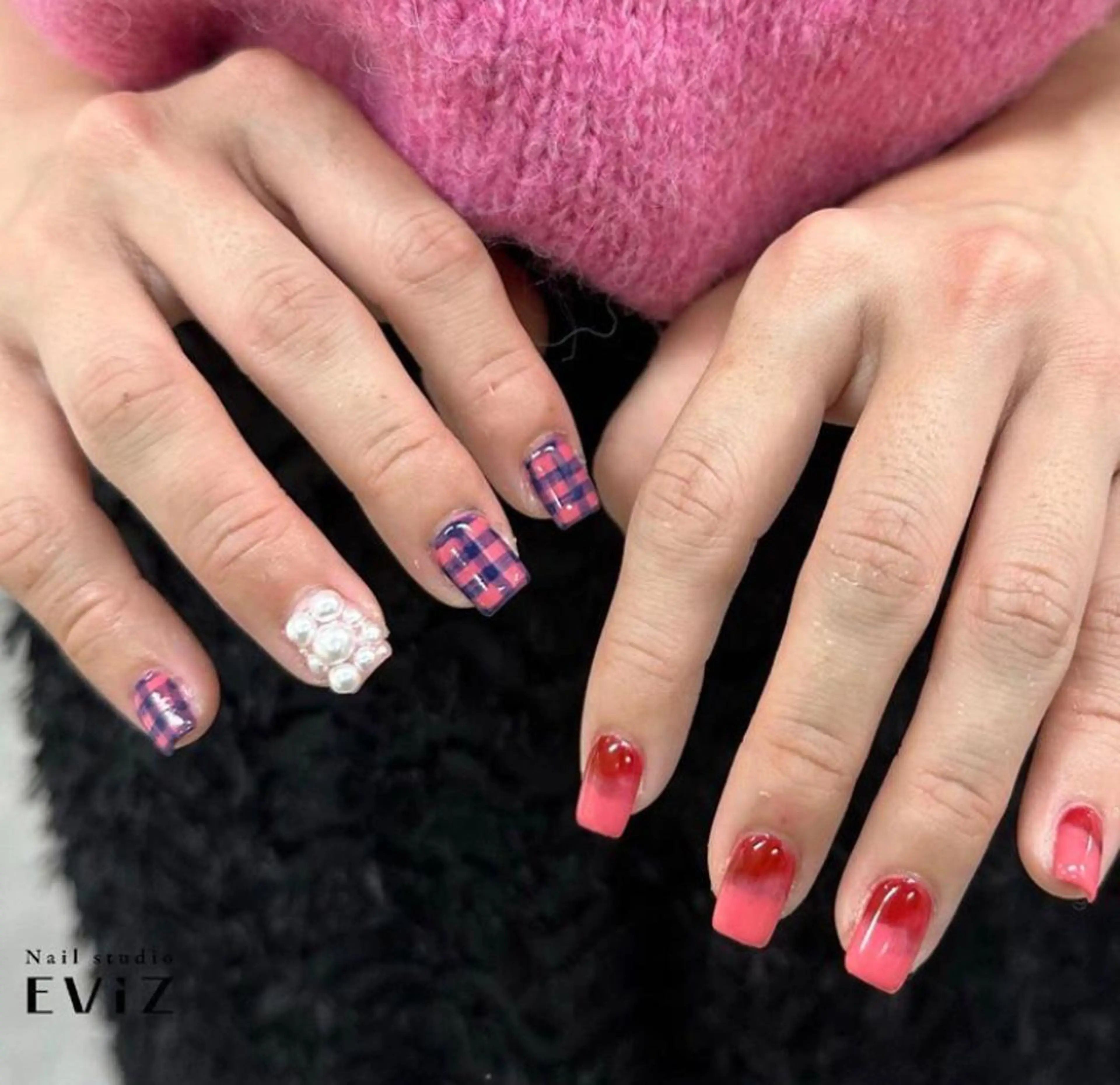 ネイル アートネイル ジェルネイル ニュアンスネイル スカルプネイル nailstudio eviz新宿店のネイルデザイン