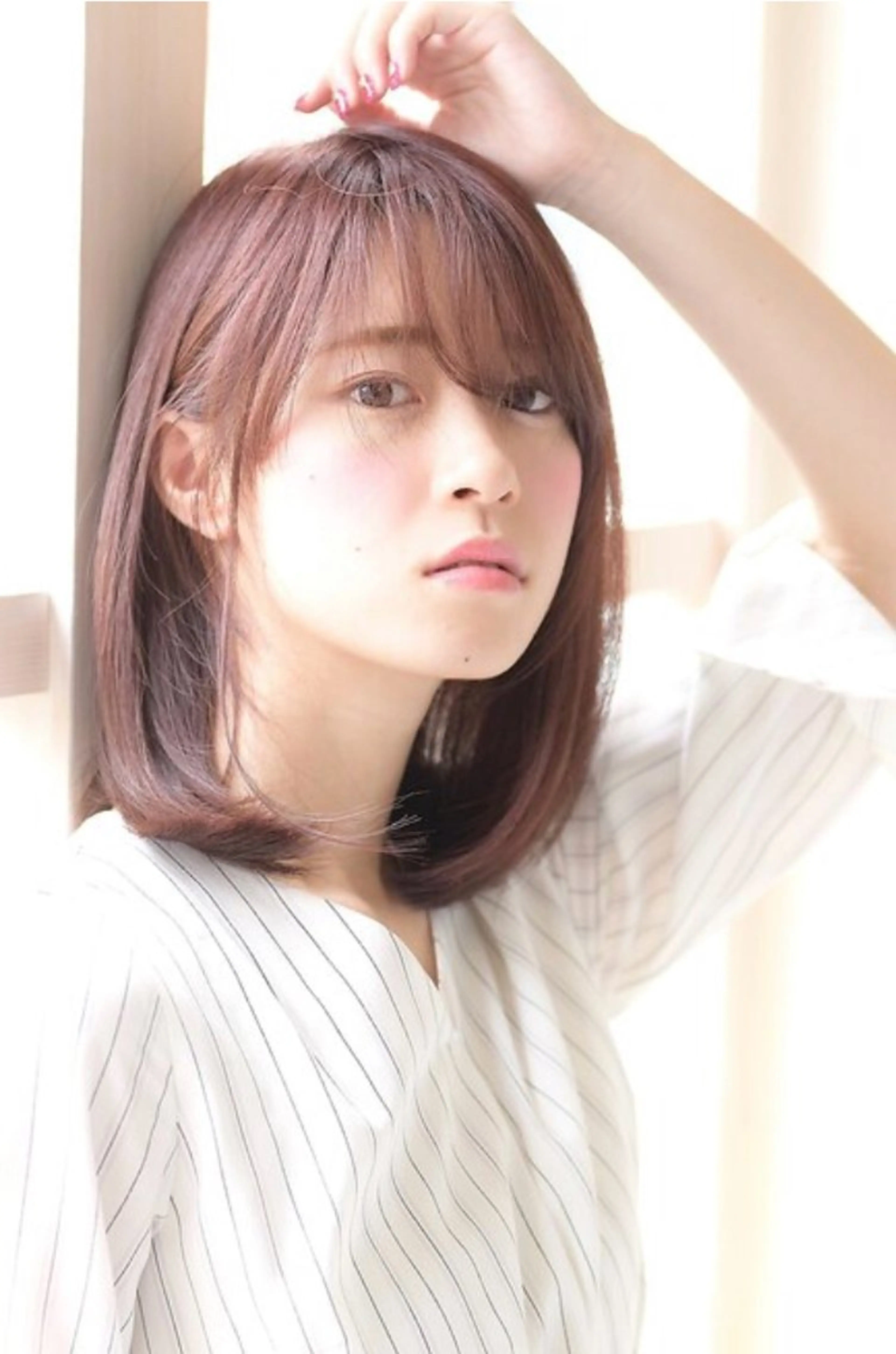 ミディアム ヘアカラー トリートメント 🫧ゆうき🪽 髪質改善/ハイライトのヘアスタイル