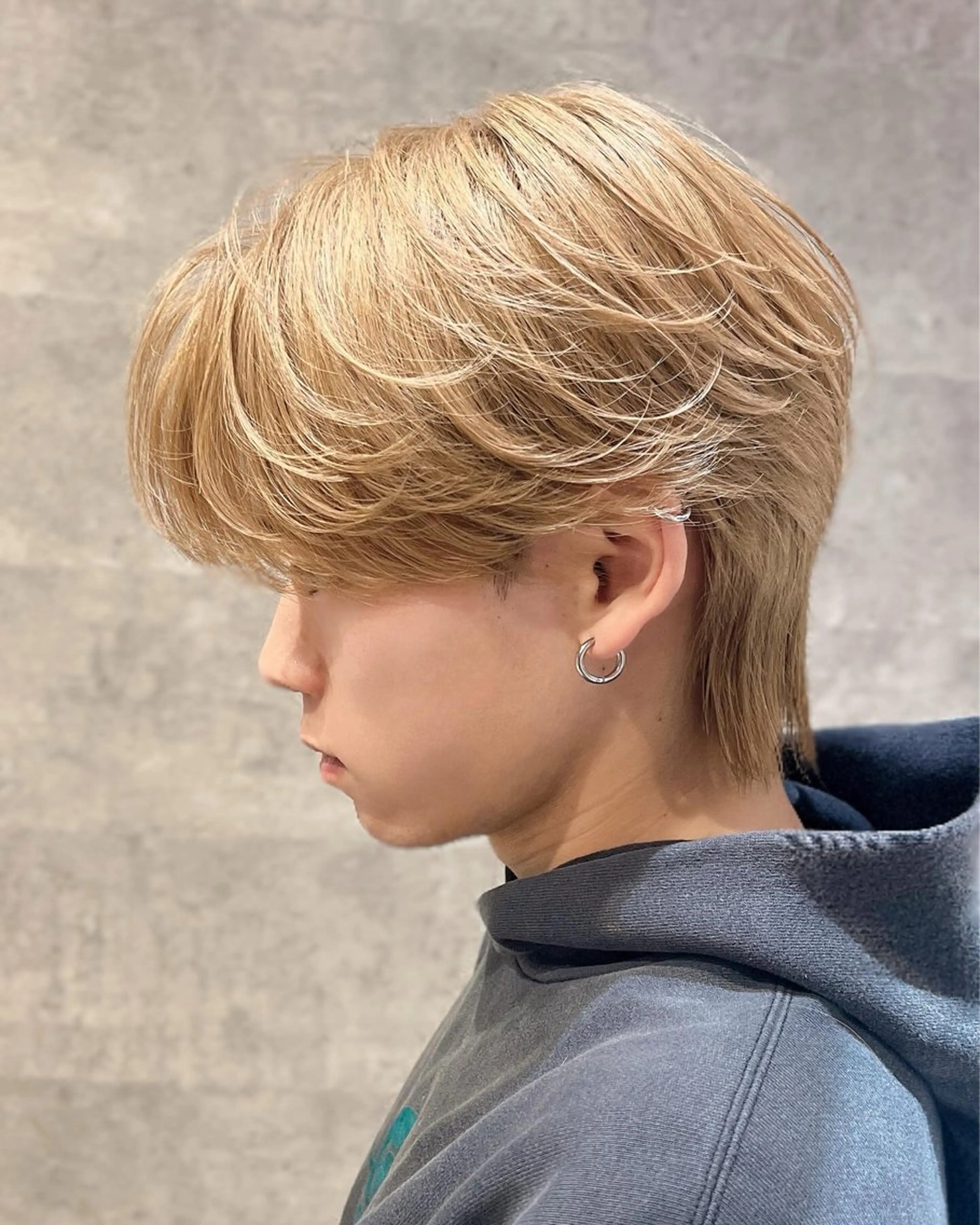 カラー メンズ メンズブリーチ メンズパーマ ブリーチ NOVA天王寺店所属・NOVA天王寺 武元　裕聖のヘアスタイル