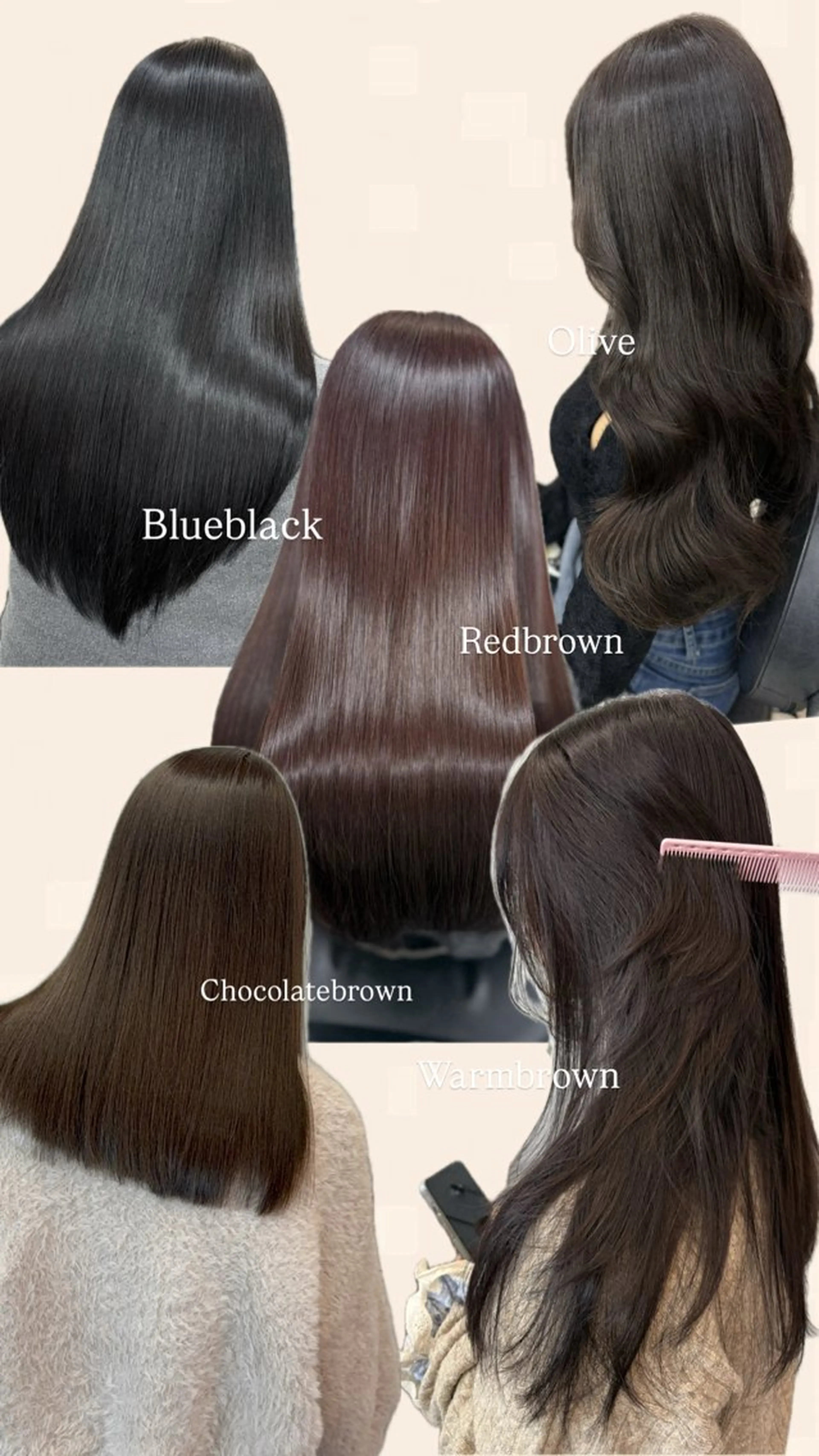 セミロング ヘアカラー トリートメント marina 🧸ིྀのヘアスタイル