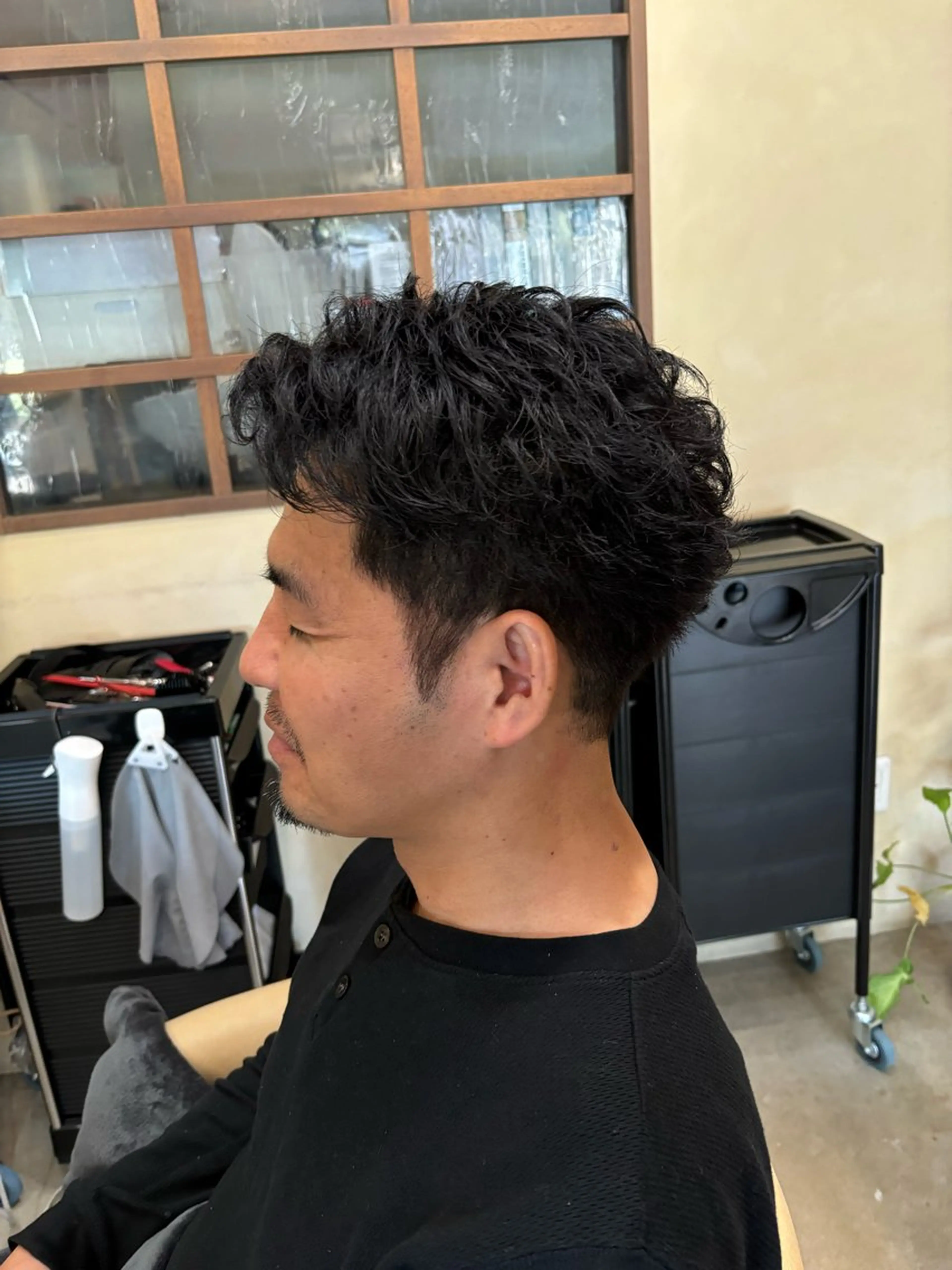 ショート メンズ カット パーマ 鹿児島 TSUBASAのヘアスタイル
