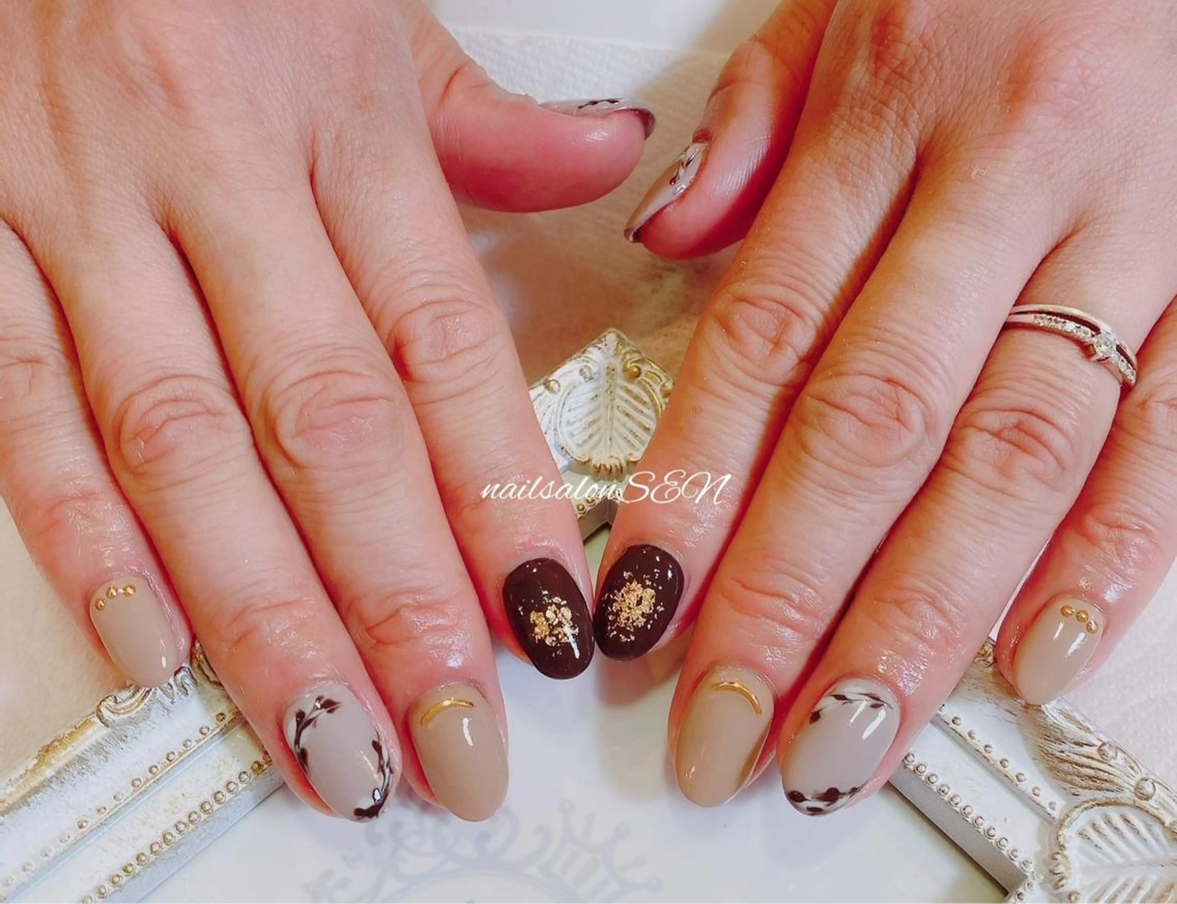 ネイル バレンタイン nail salon SENのネイルデザイン