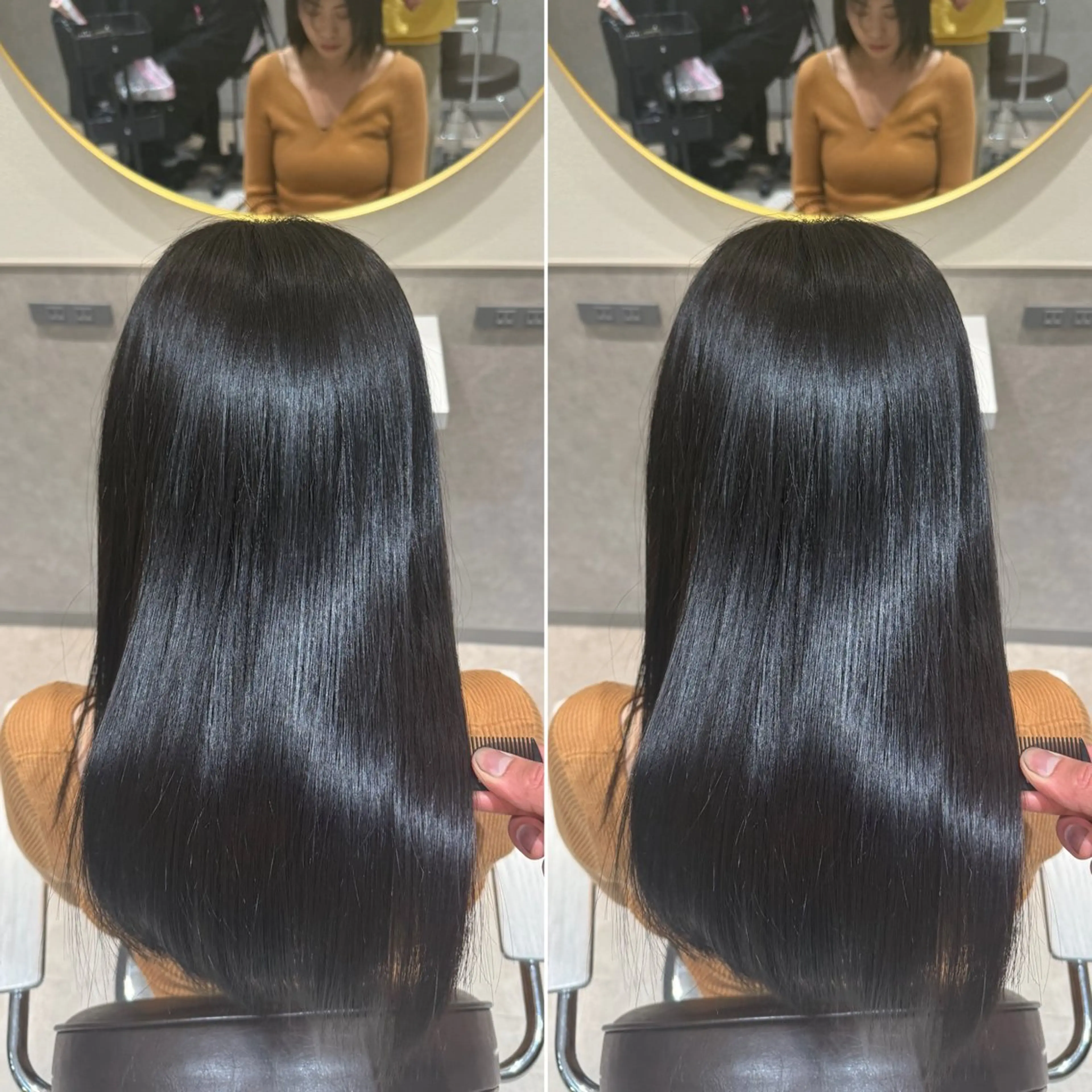 ロング カラー カット ヘアカラー トリートメント 髪質改善カラー/銀座 /縮毛矯正/森田のヘアスタイル