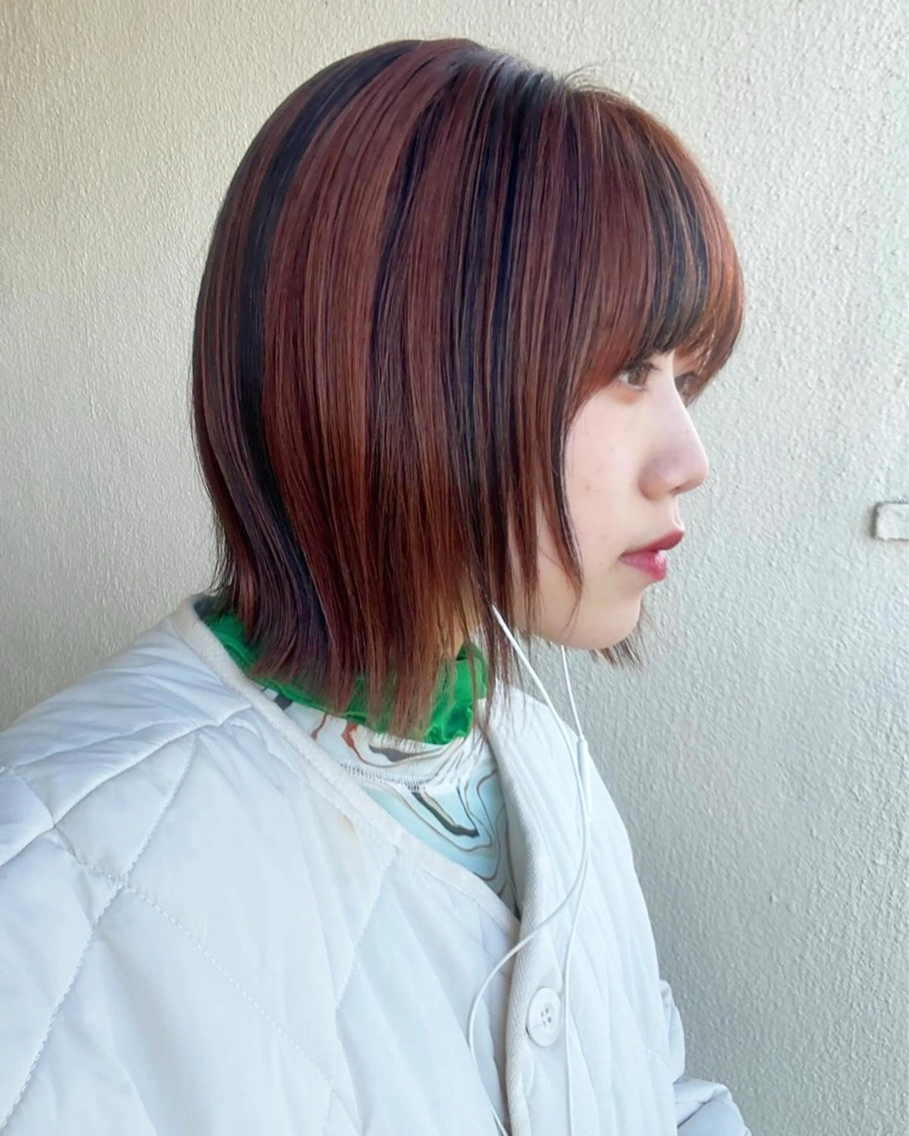 ミディアム カラー ダブルカラー カット ヘアカラー トリートメント FIX店長/名駅/ 国際センター/パーマのヘアスタイル