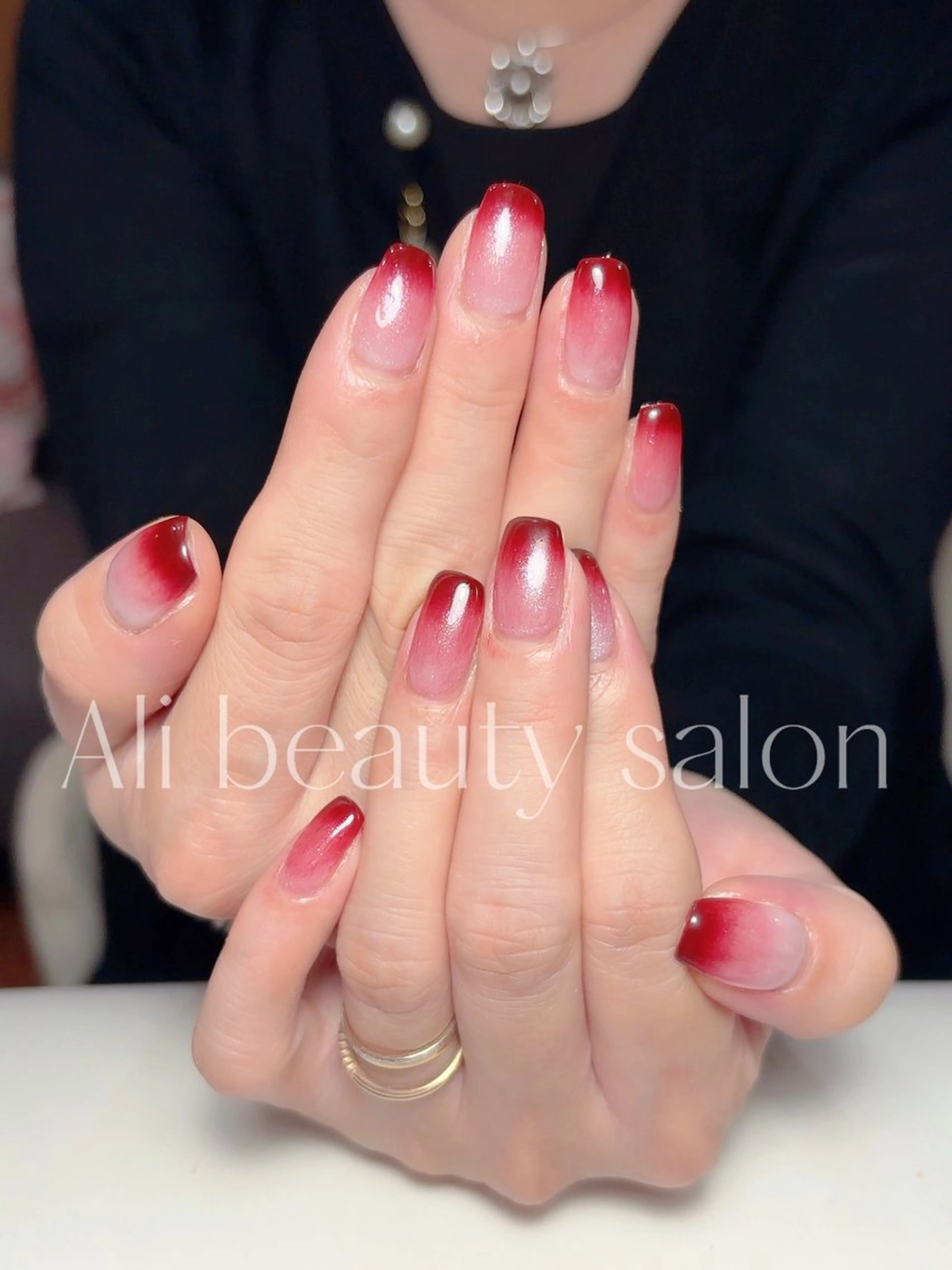 ネイル グラデーション ハンドネイル Ali 新小岩 ネイル専門のネイルデザイン