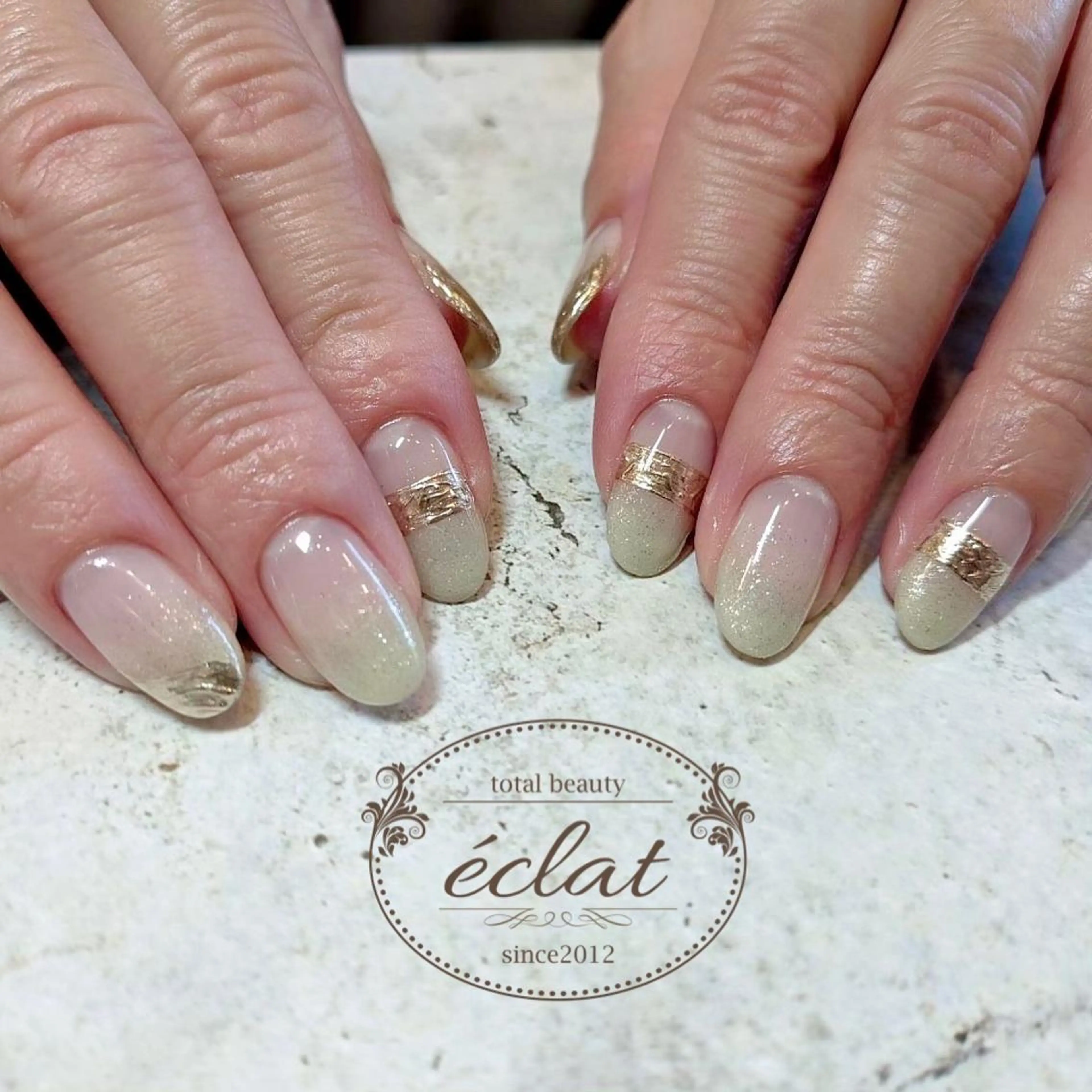 ネイル ハンドネイル センター南 eclatのネイルデザイン