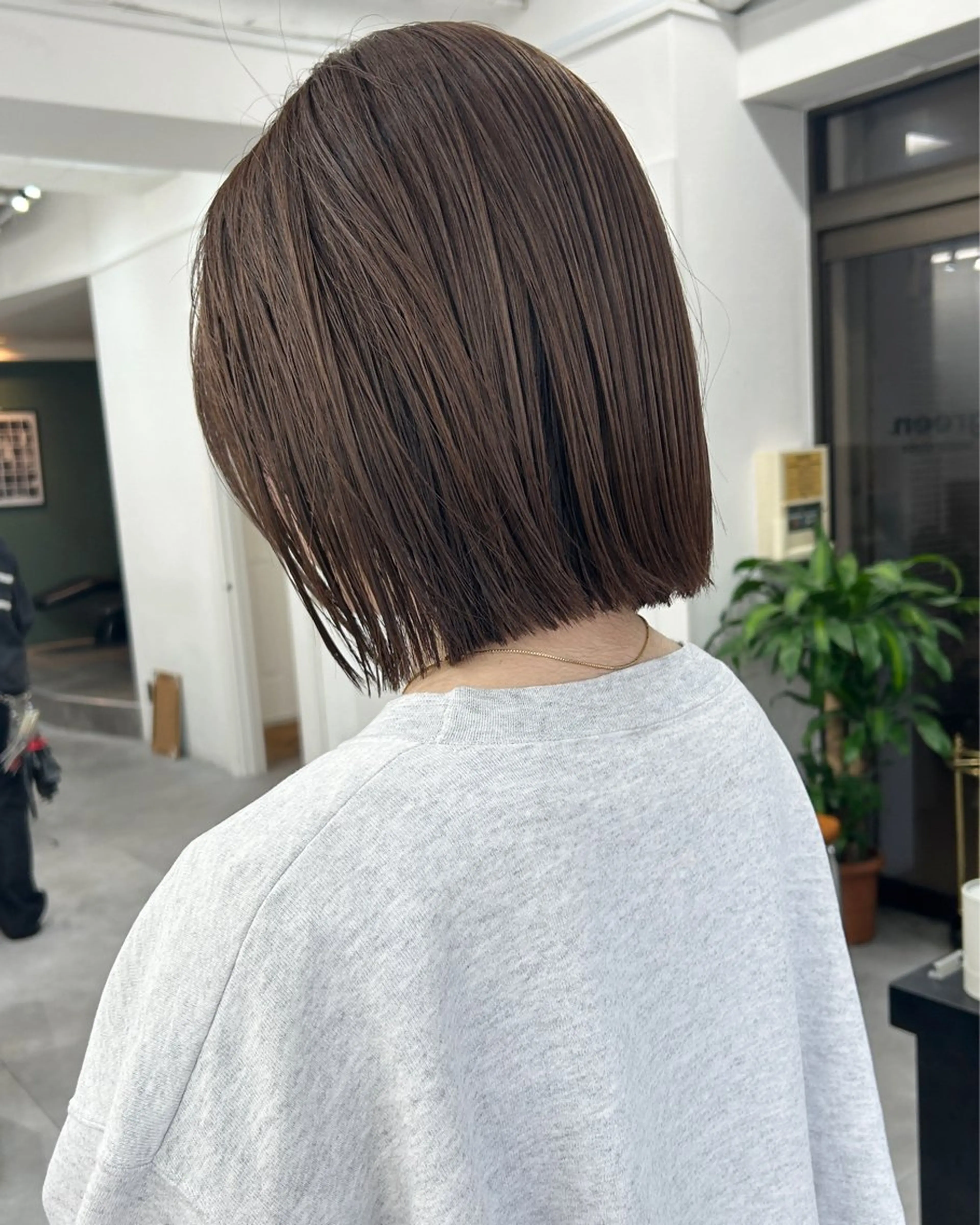 ミディアム カラー レイヤーボブ/ 艶カラー/サナ🌼のヘアスタイル