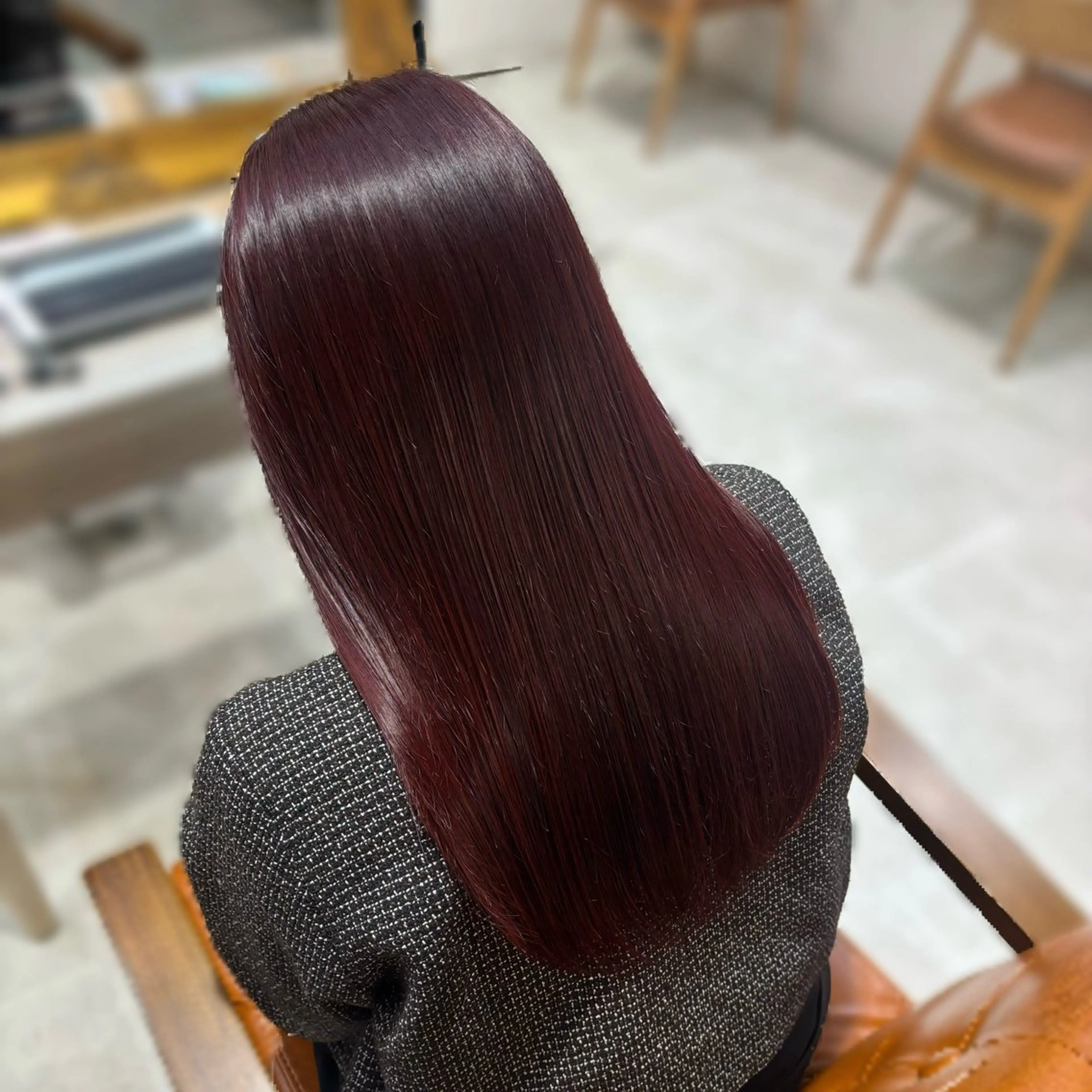 セミロング カラー ヘアカラー トリートメント 伊藤 粹 /浦和/艶カラーのヘアスタイル