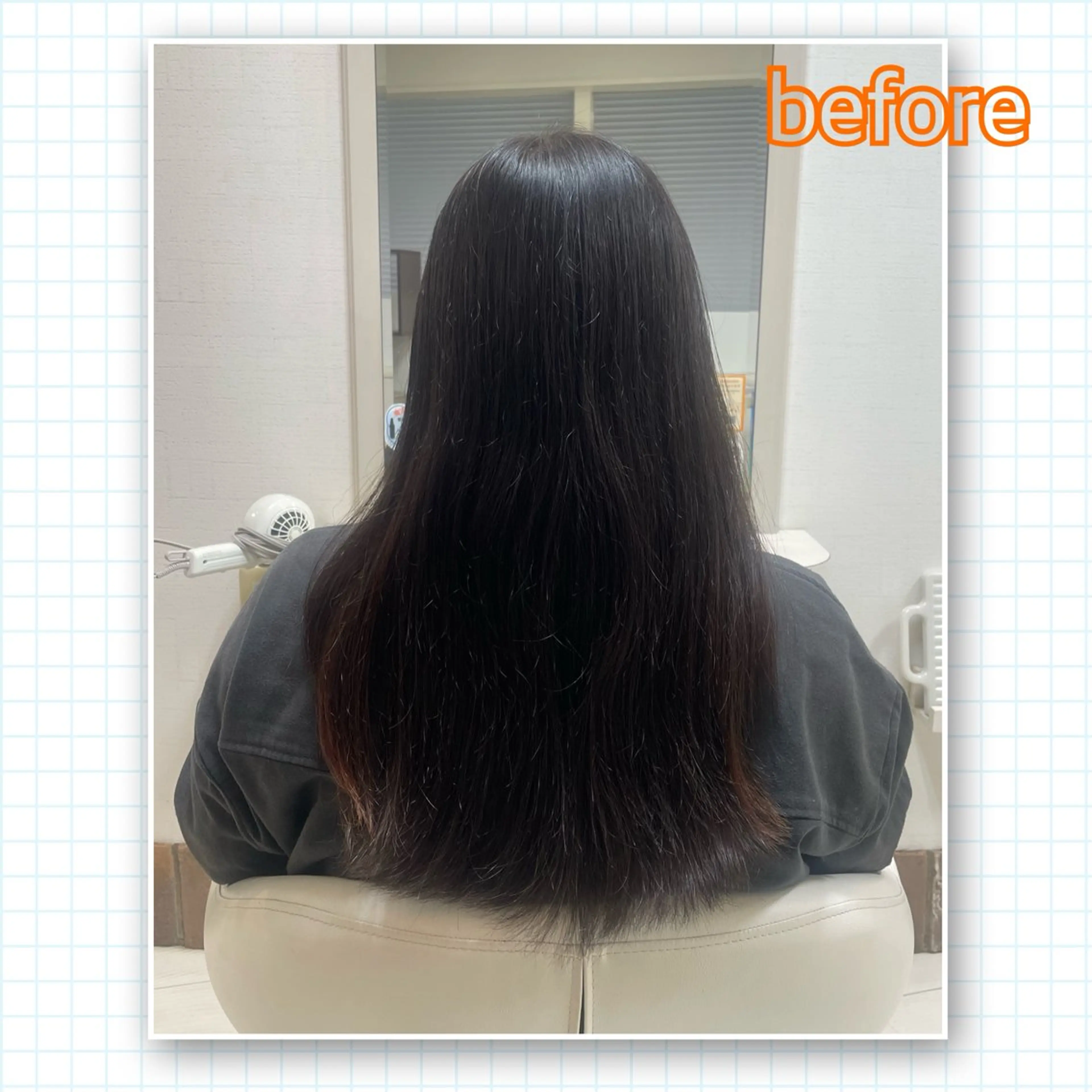 ロング アミーベル🧸🧡 本店✂️しおりのヘアスタイル