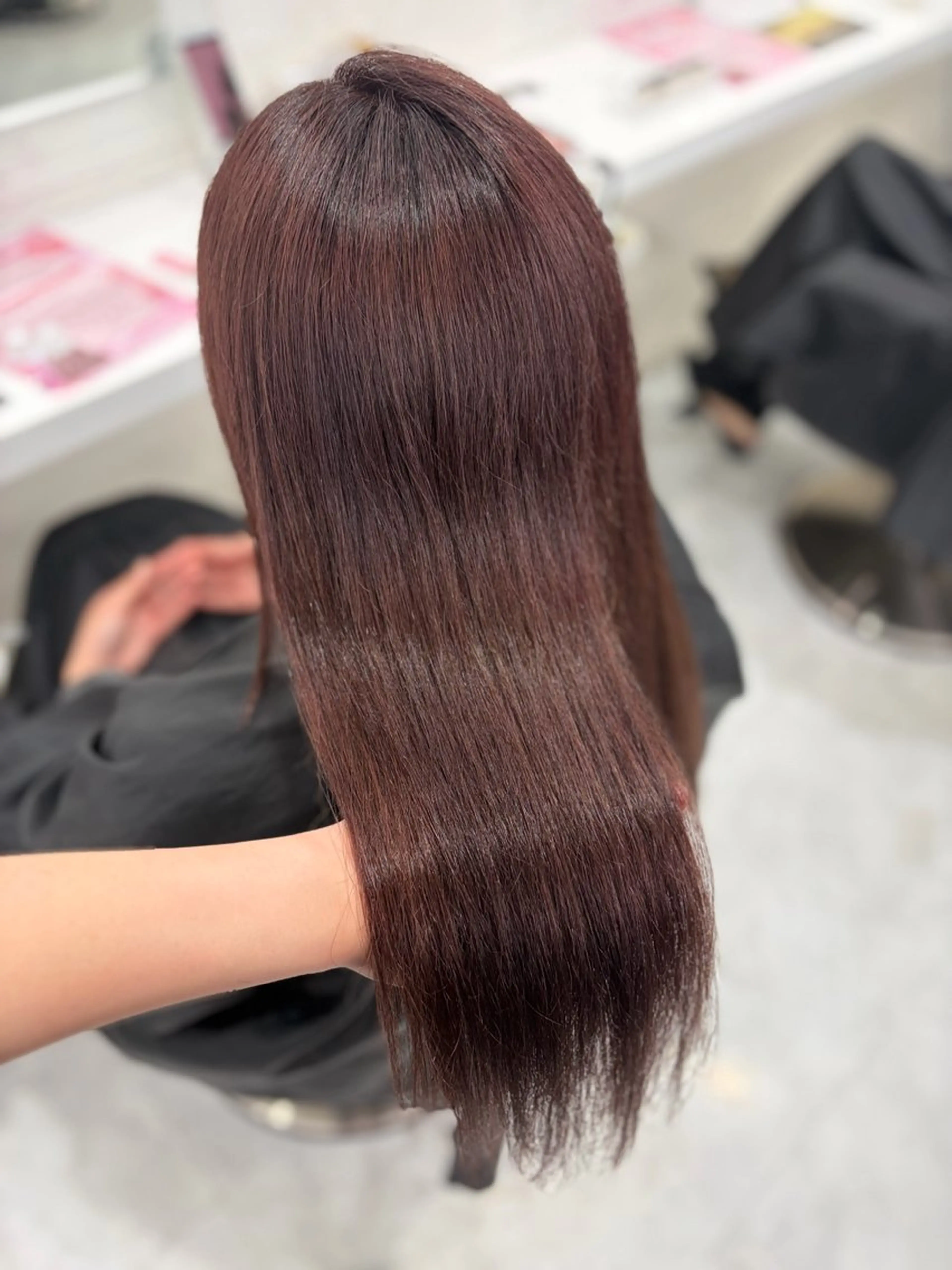 ロング カラー カット ヘアカラー 韓国トレンドヘア🤍 Chima🤍のヘアスタイル