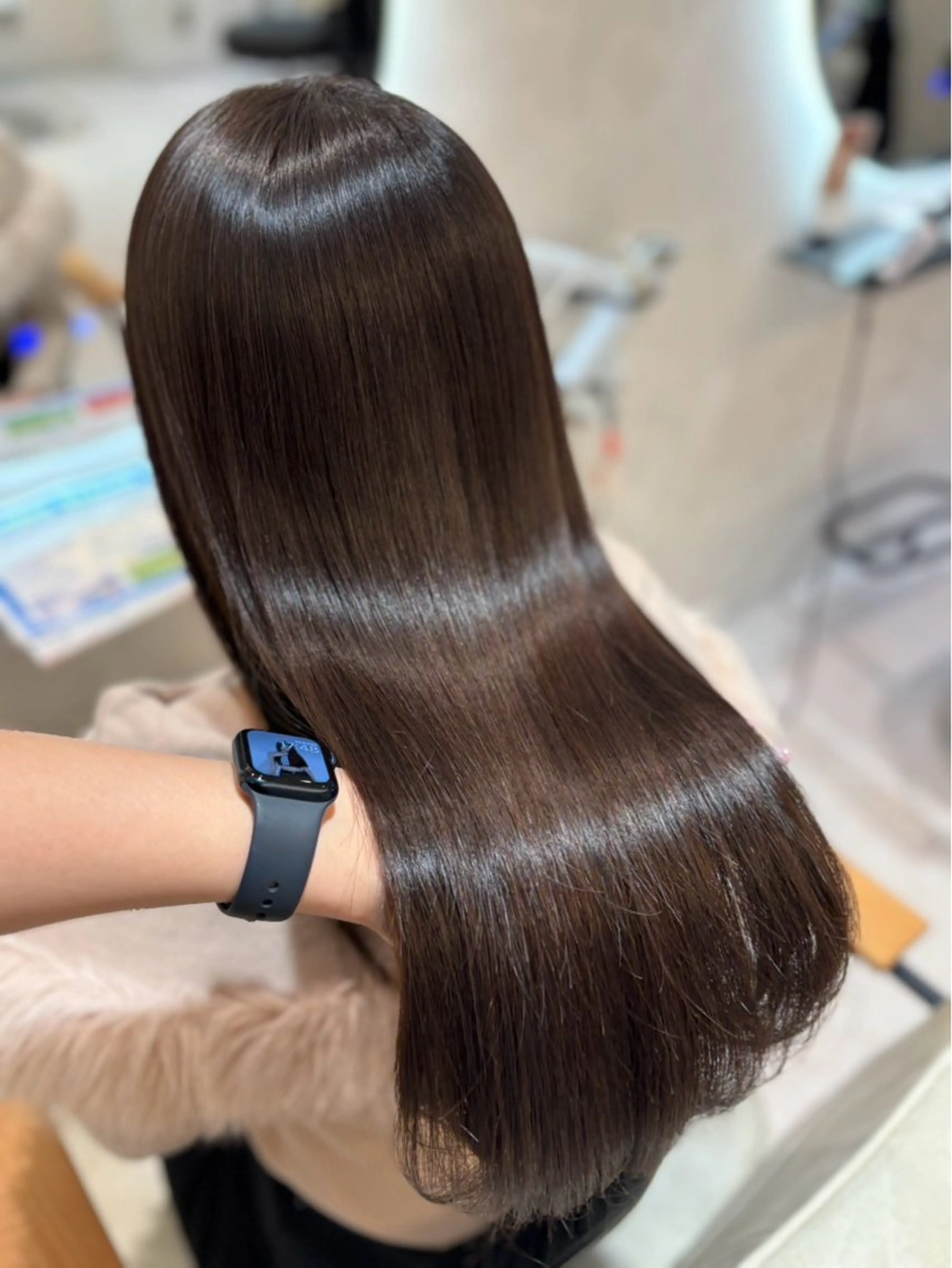 ロング カラー ヘアアレンジ 透明感カラー 梅田カラーモデル/ ヘアセット/みさきのヘアスタイル