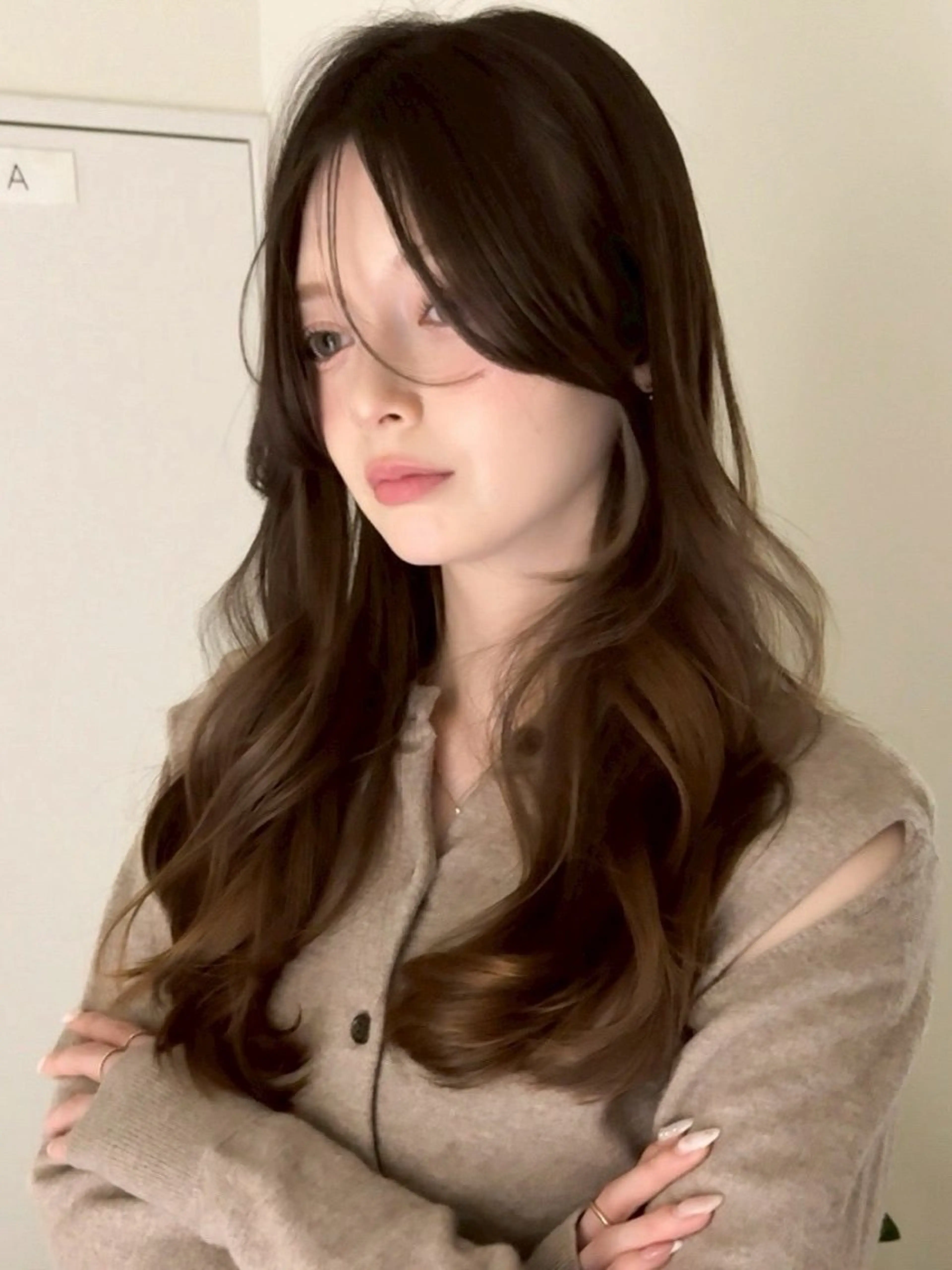 ロング カラー ヘアアレンジ ヘアカラー トリートメント 🫧透明感カラー/ 艶カラー🫧namiのヘアスタイル