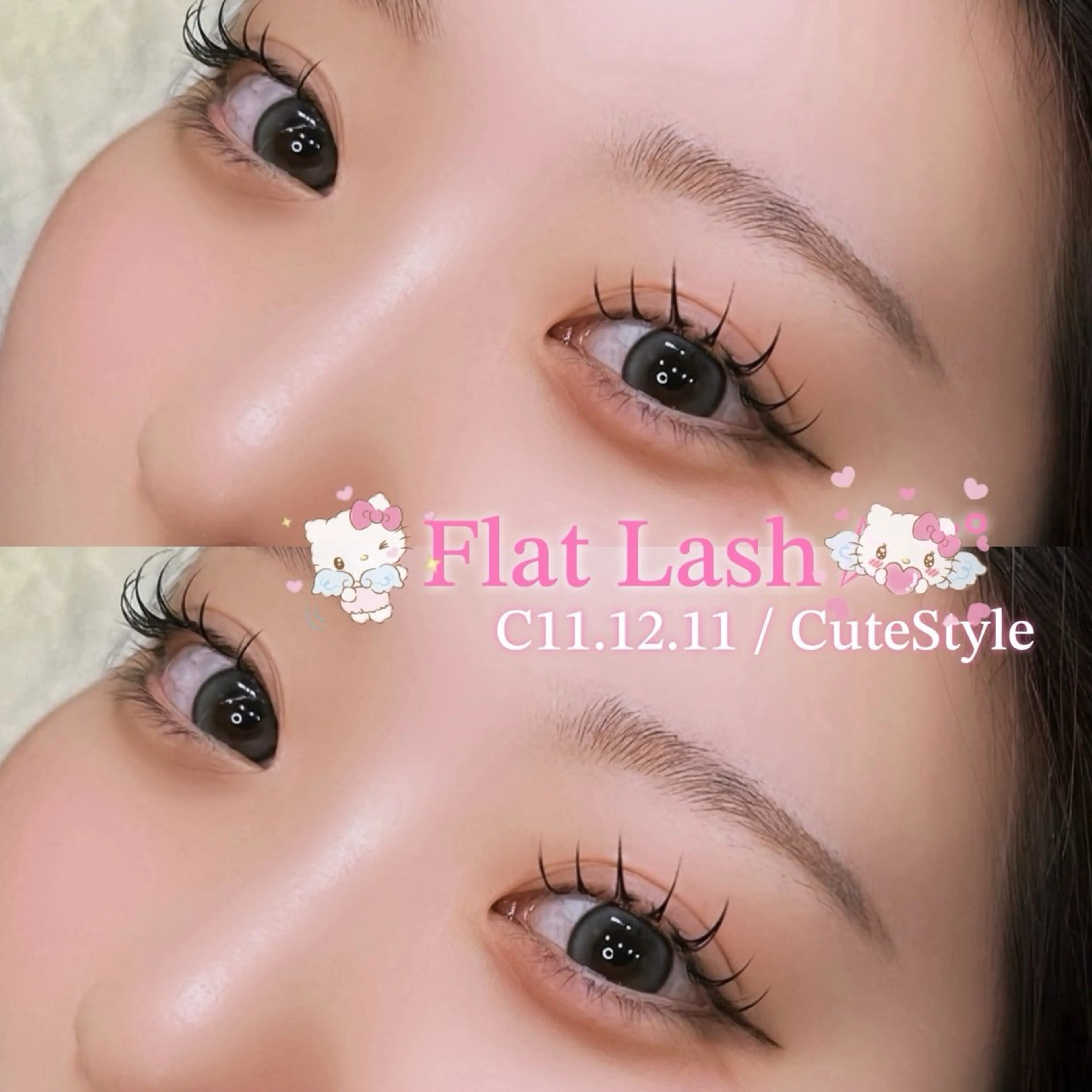 【口コミ必須】🎀マツエクシングルラッシュ100本モデル募集中🎀韓国風束感まつ毛🌟毛質変更可能‼️の写真