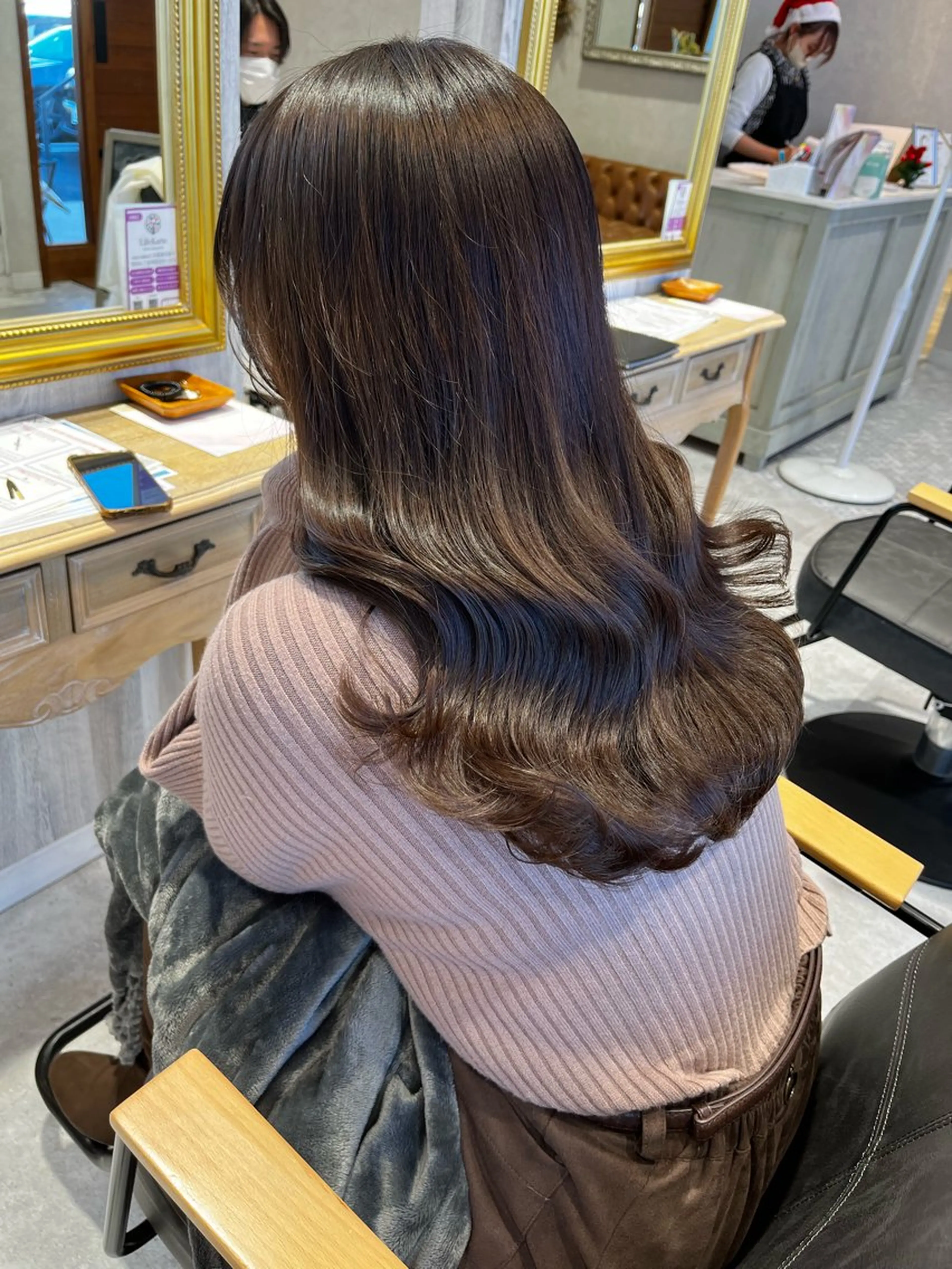 ロング 髪質改善 韓国風ヘア 岩瀬 翔太のヘアスタイル