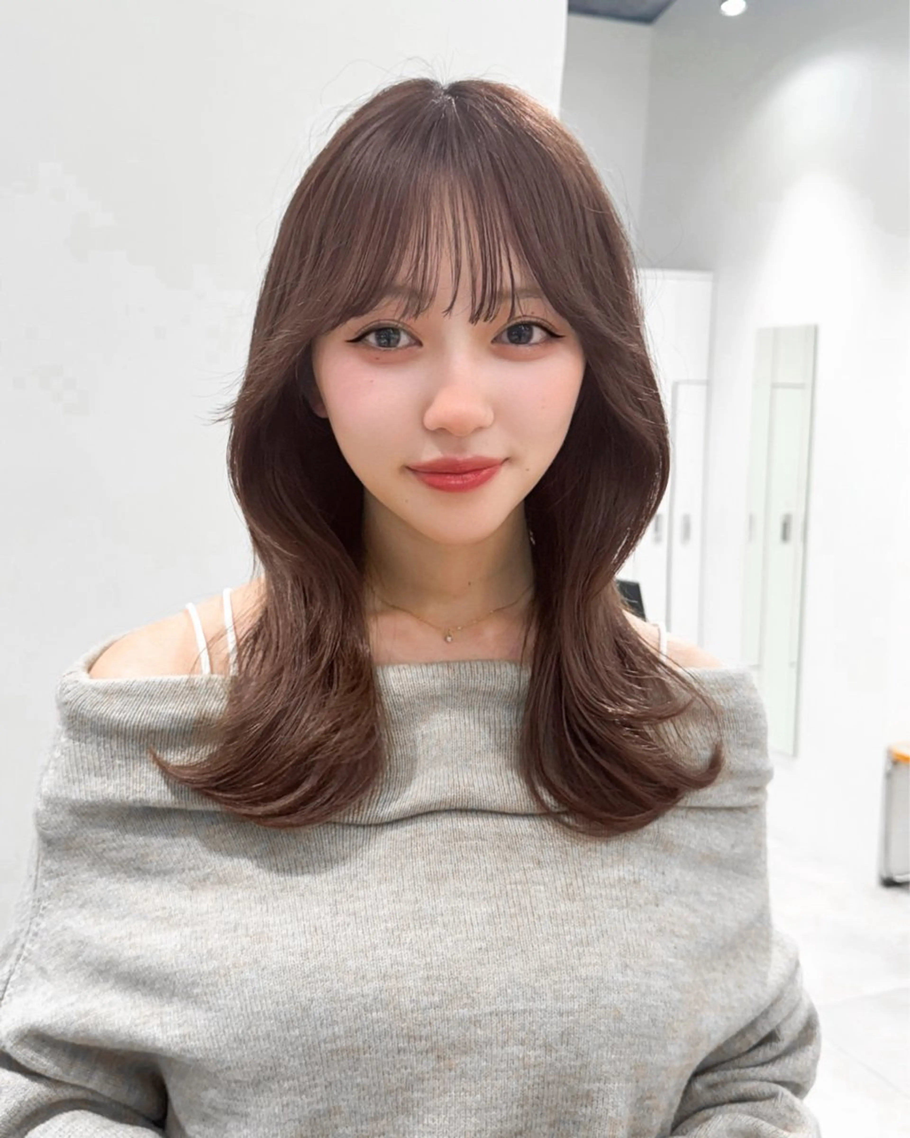 ミディアム ‪広瀬快斗／ツヤ髪 /似合わせカラー🌱のヘアスタイル