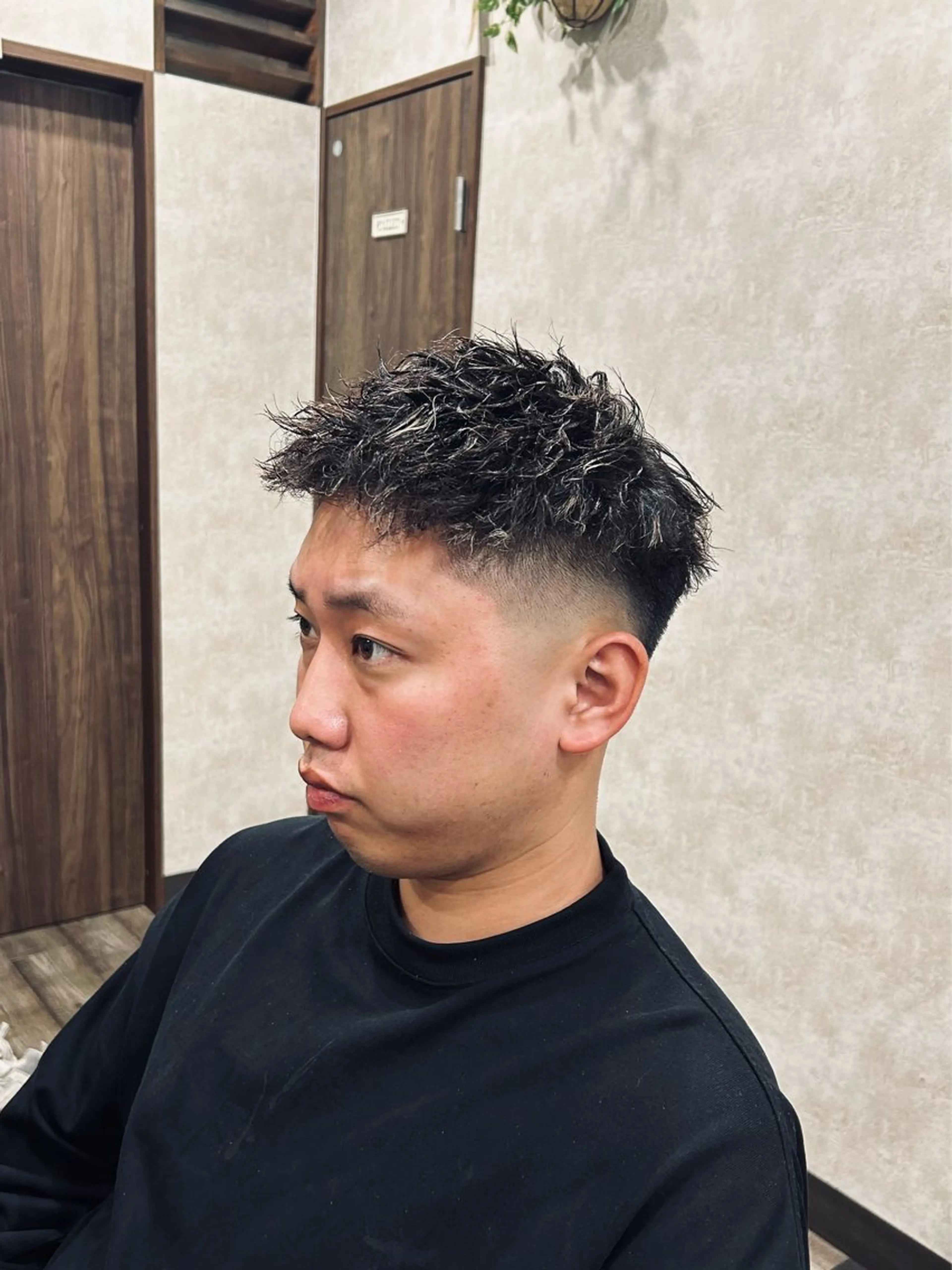 ショート パーマ メンズ カット パーマ メンズカット/ 雄大のヘアスタイル