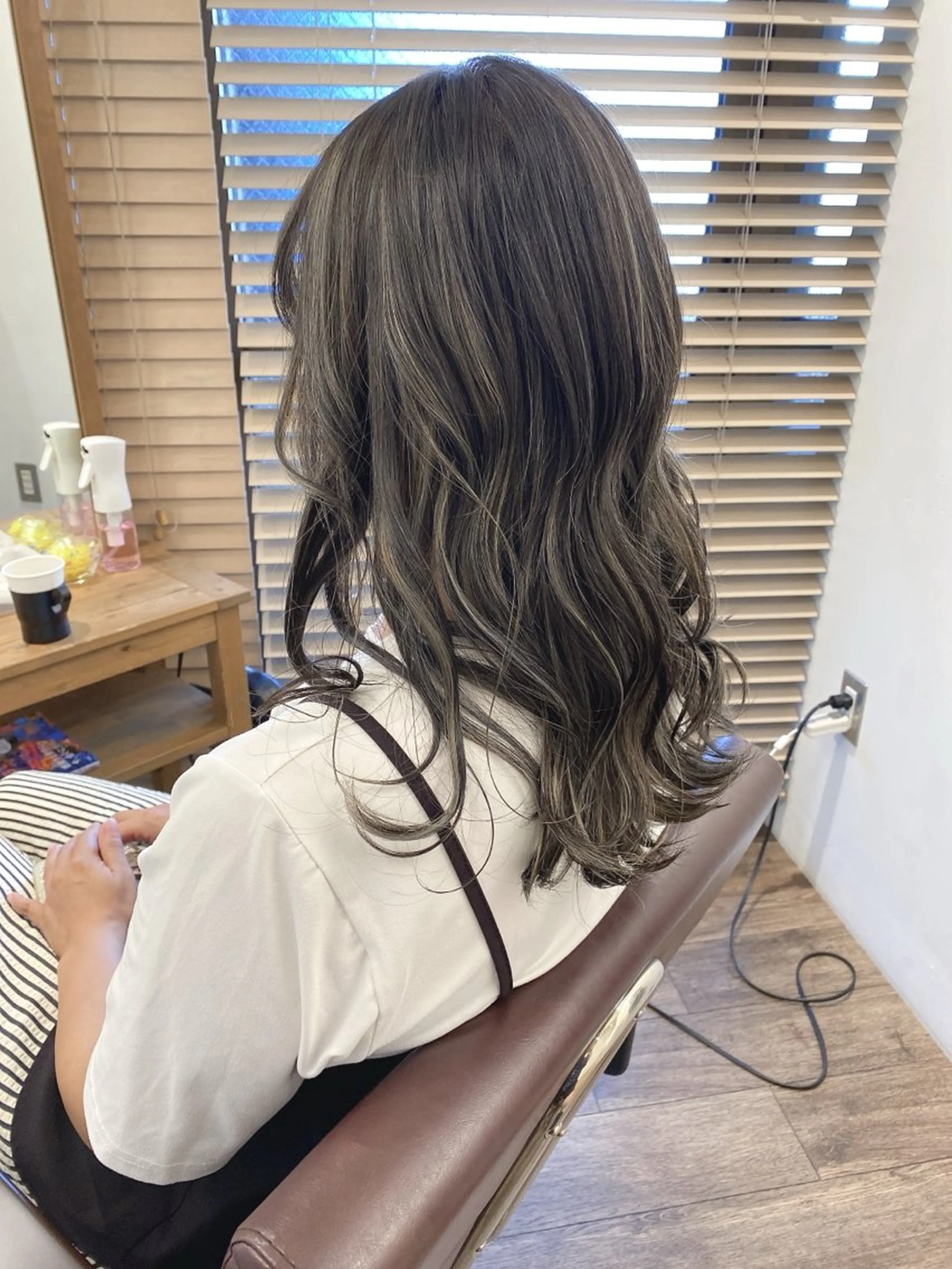 ロング カラー ハイライト⭐️上野 高広のヘアスタイル