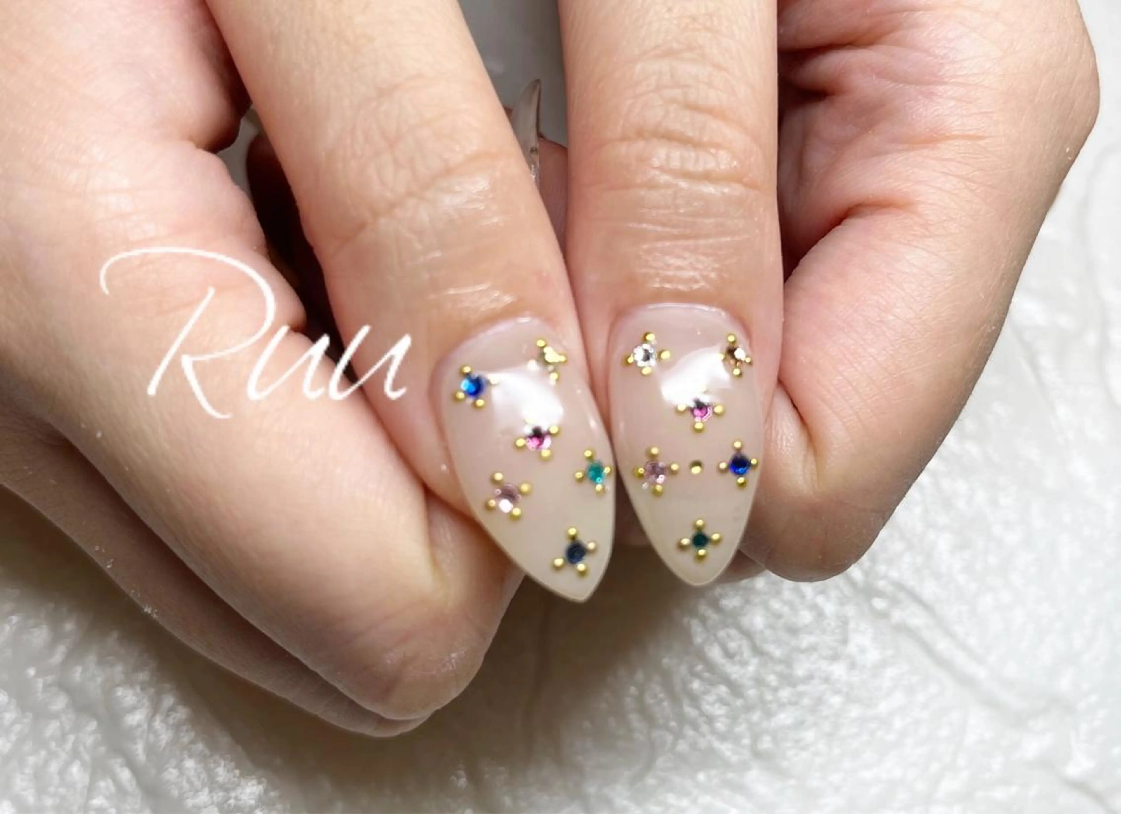 ネイル アートネイル フットネイル フレンチネイル キラキラネイル 韓国ネイル Nail salon Ruuのネイルデザイン