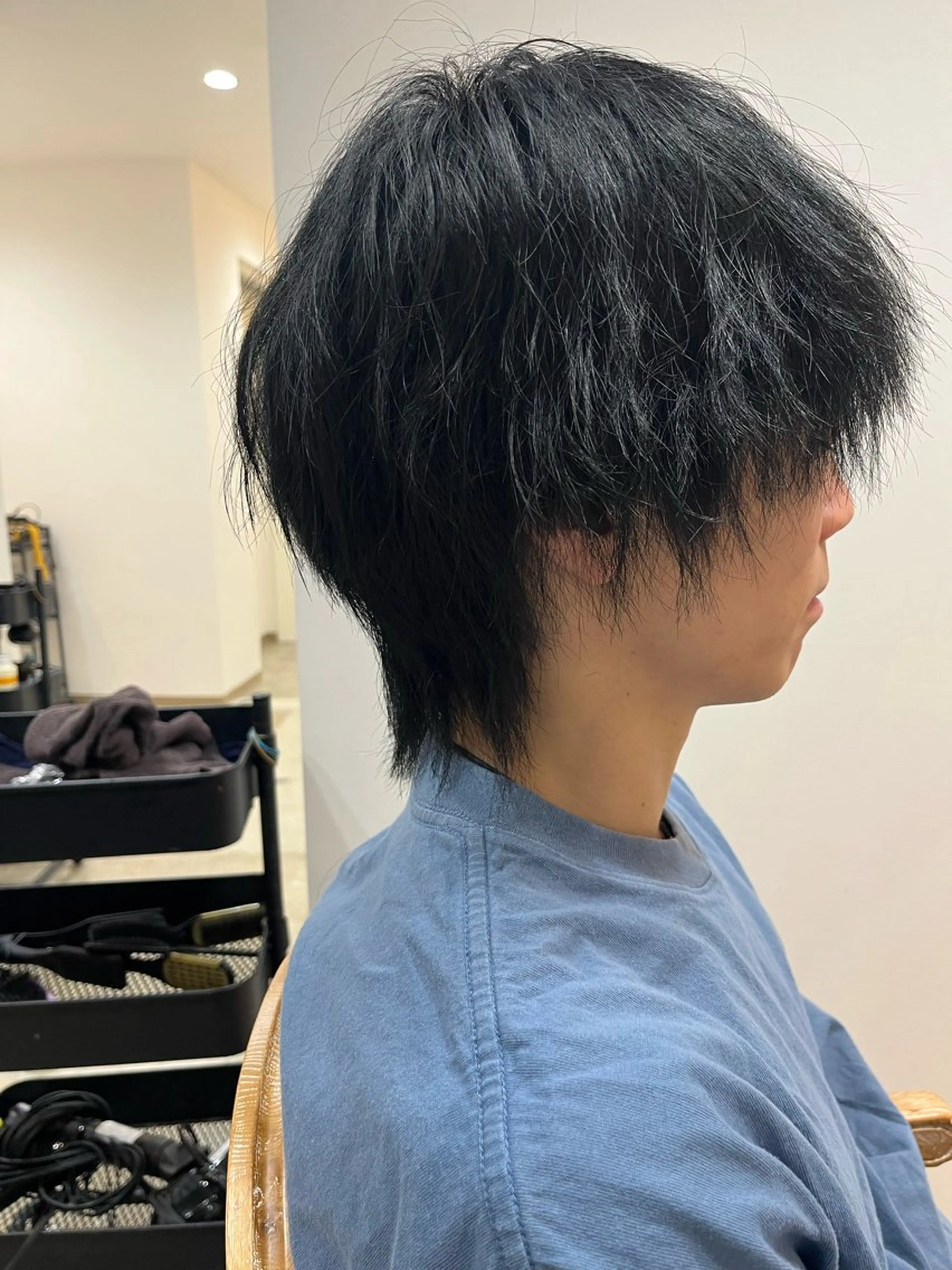 メンズ メンズウルフカット ウルフカット ショート&ボブ井上 菜樹のヘアスタイル