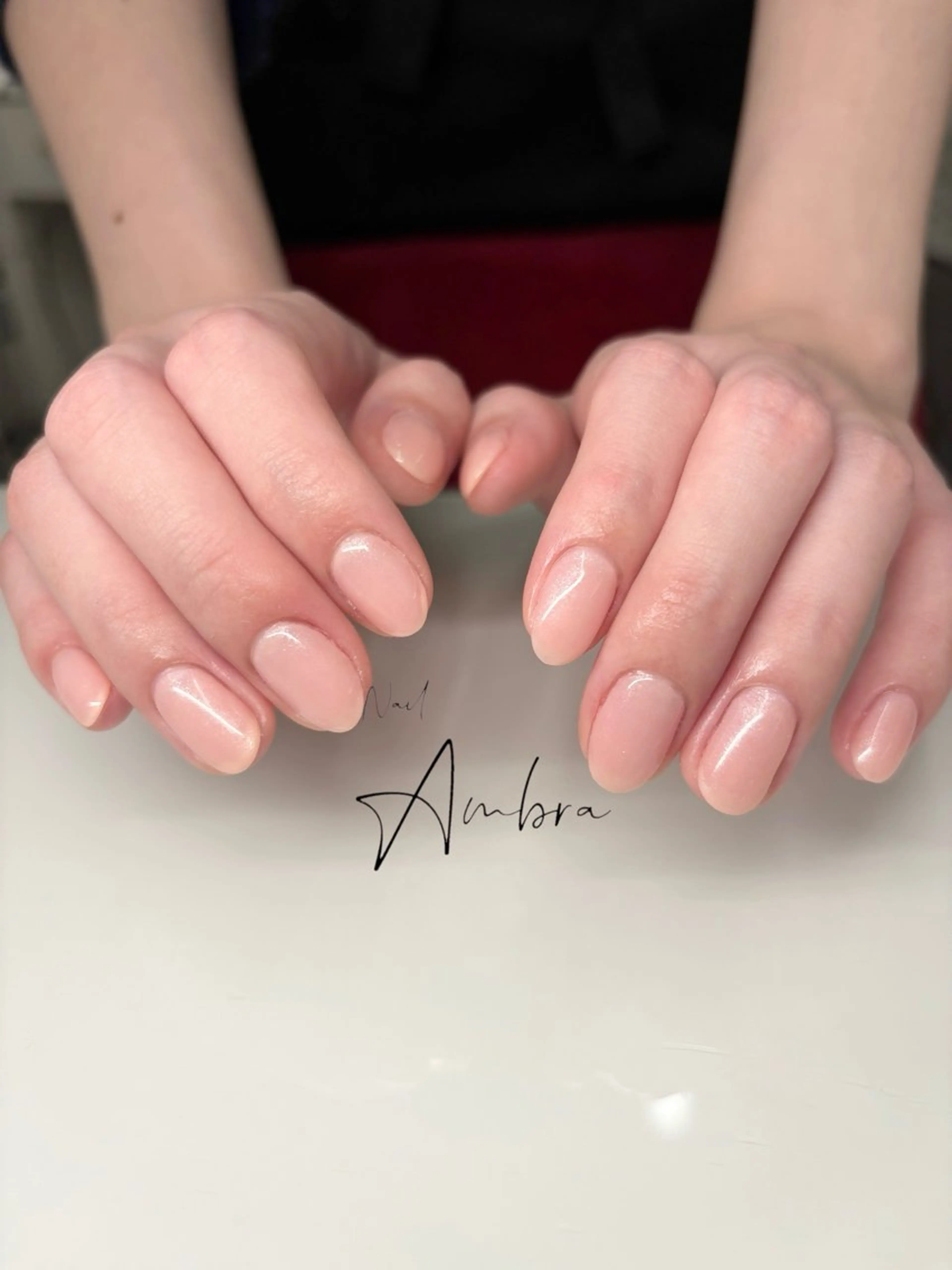 ネイル ピンク ハンドネイル Nail Ambra 小山のネイルデザイン