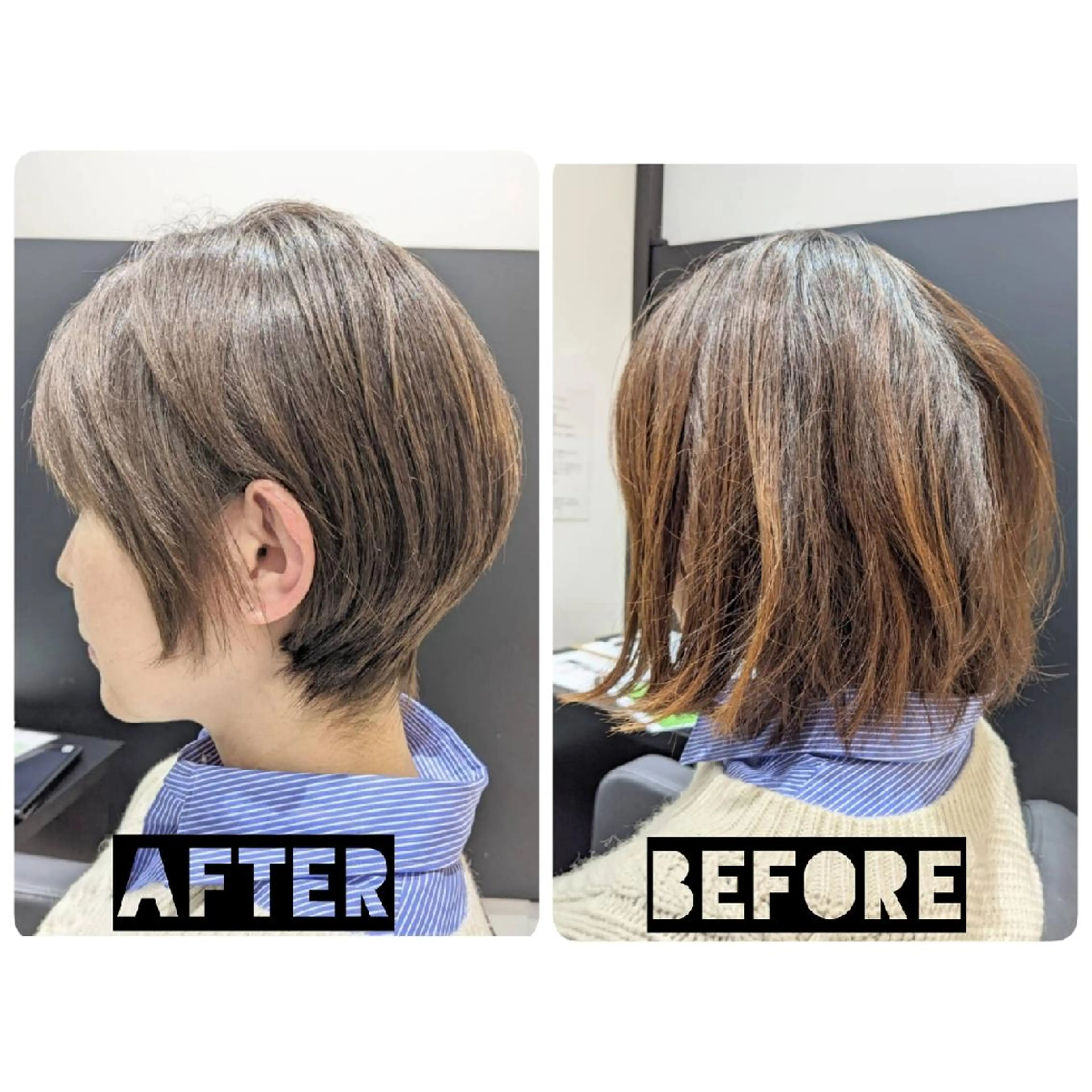 ショート カラー パーマ ヘアアレンジ カット ヘアカラー 心斎橋難波本店　店長 THE ECT 中尾のヘアスタイル