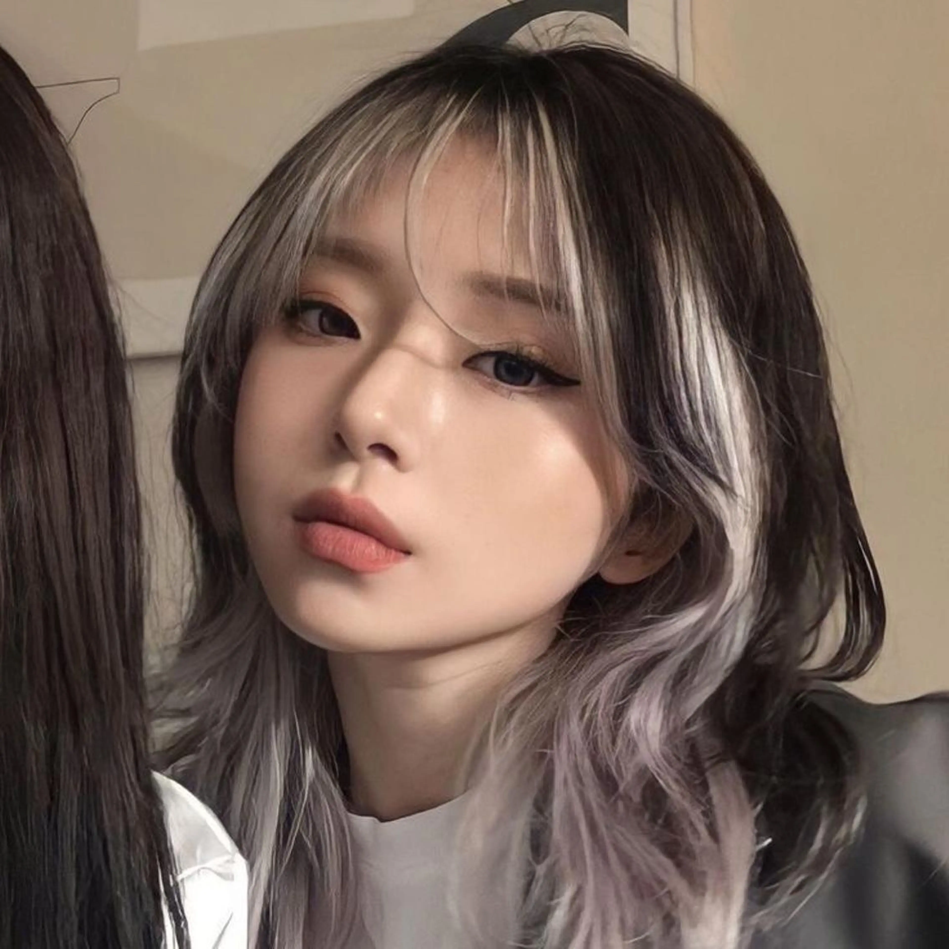 セミロング 山崎/ボブ縮毛矯正 レイヤー髪質改善のヘアスタイル