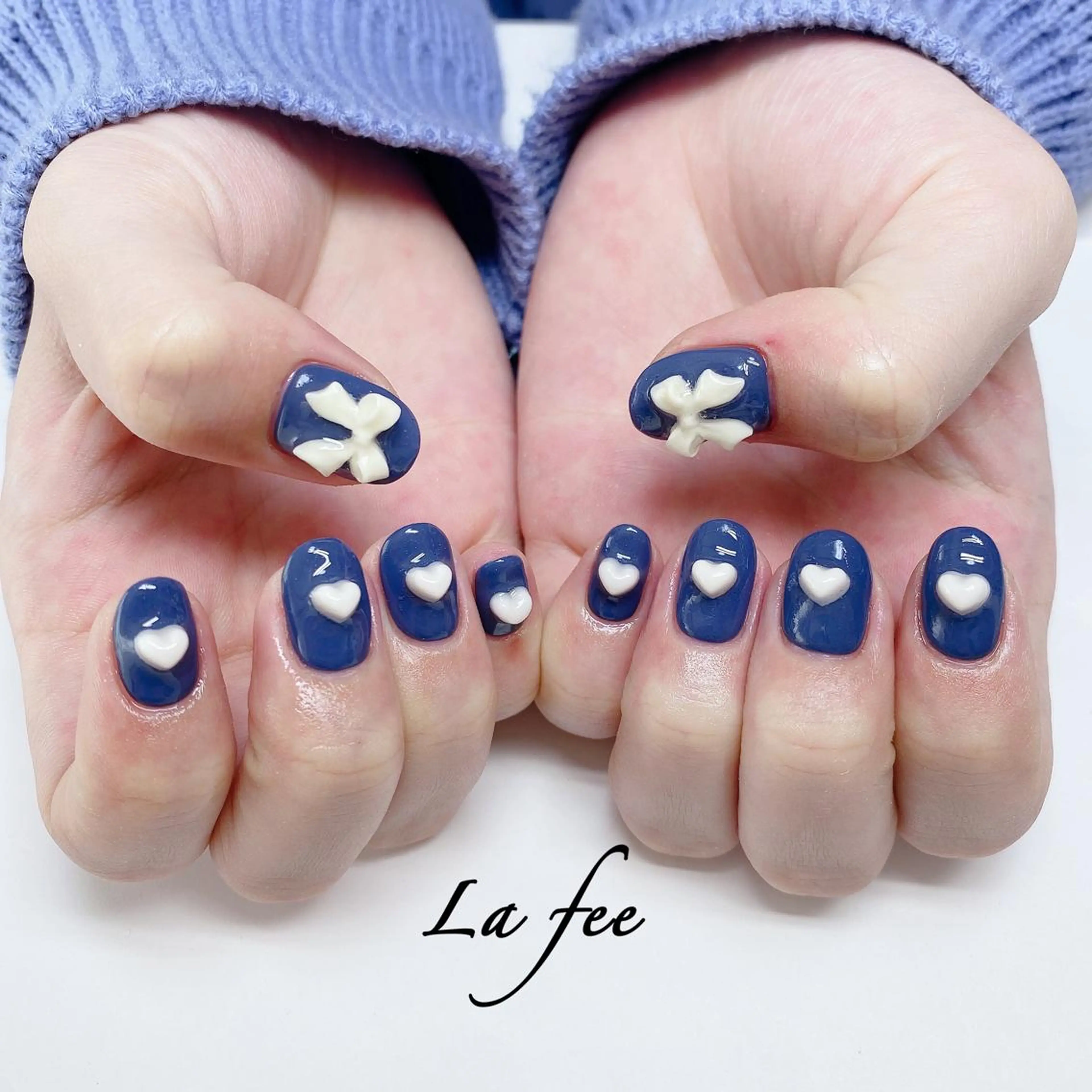 カラー ネイル ハンドネイル ハンドケア La feeのネイルデザイン