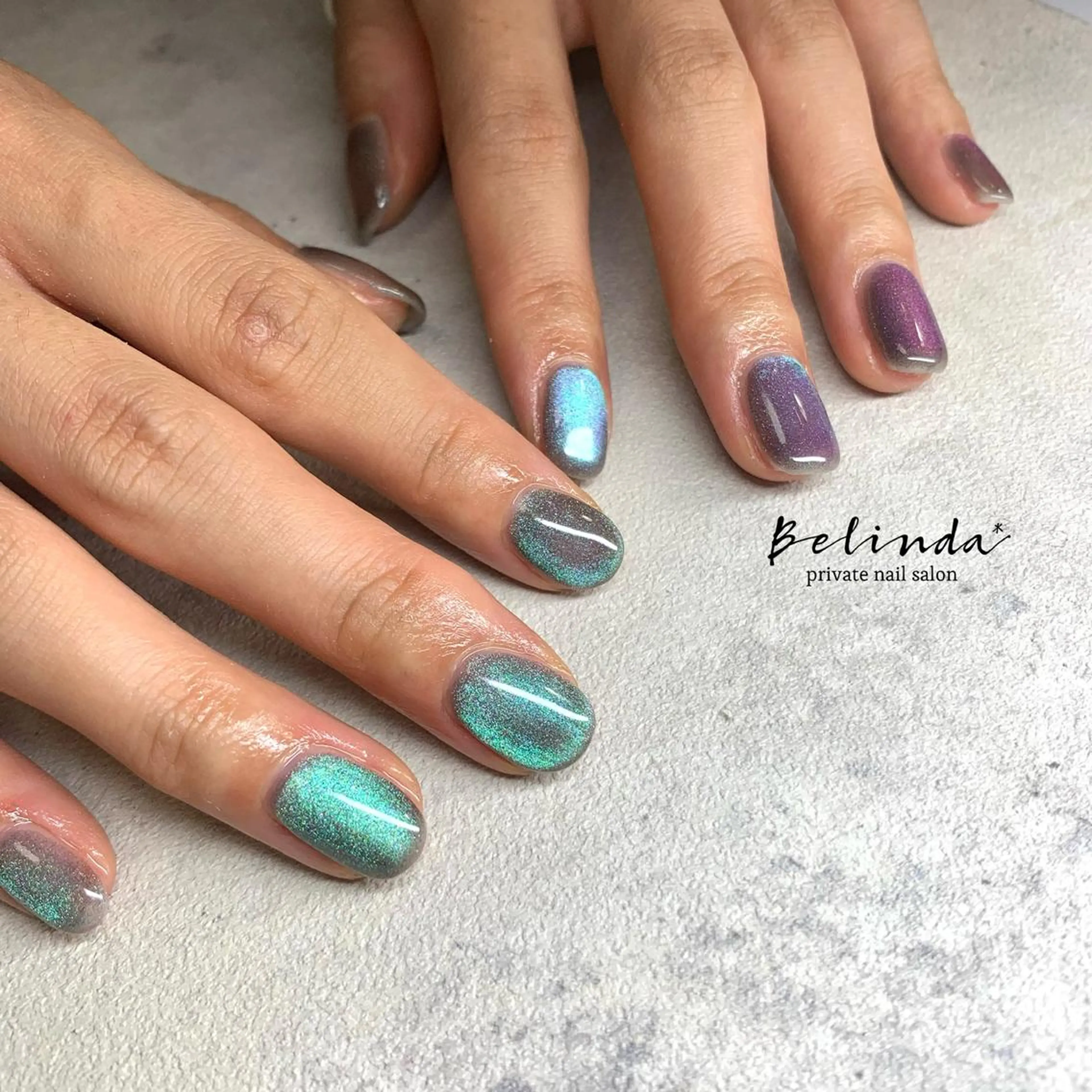 ネイル マグネットネイル Belinda Nailのネイルデザイン
