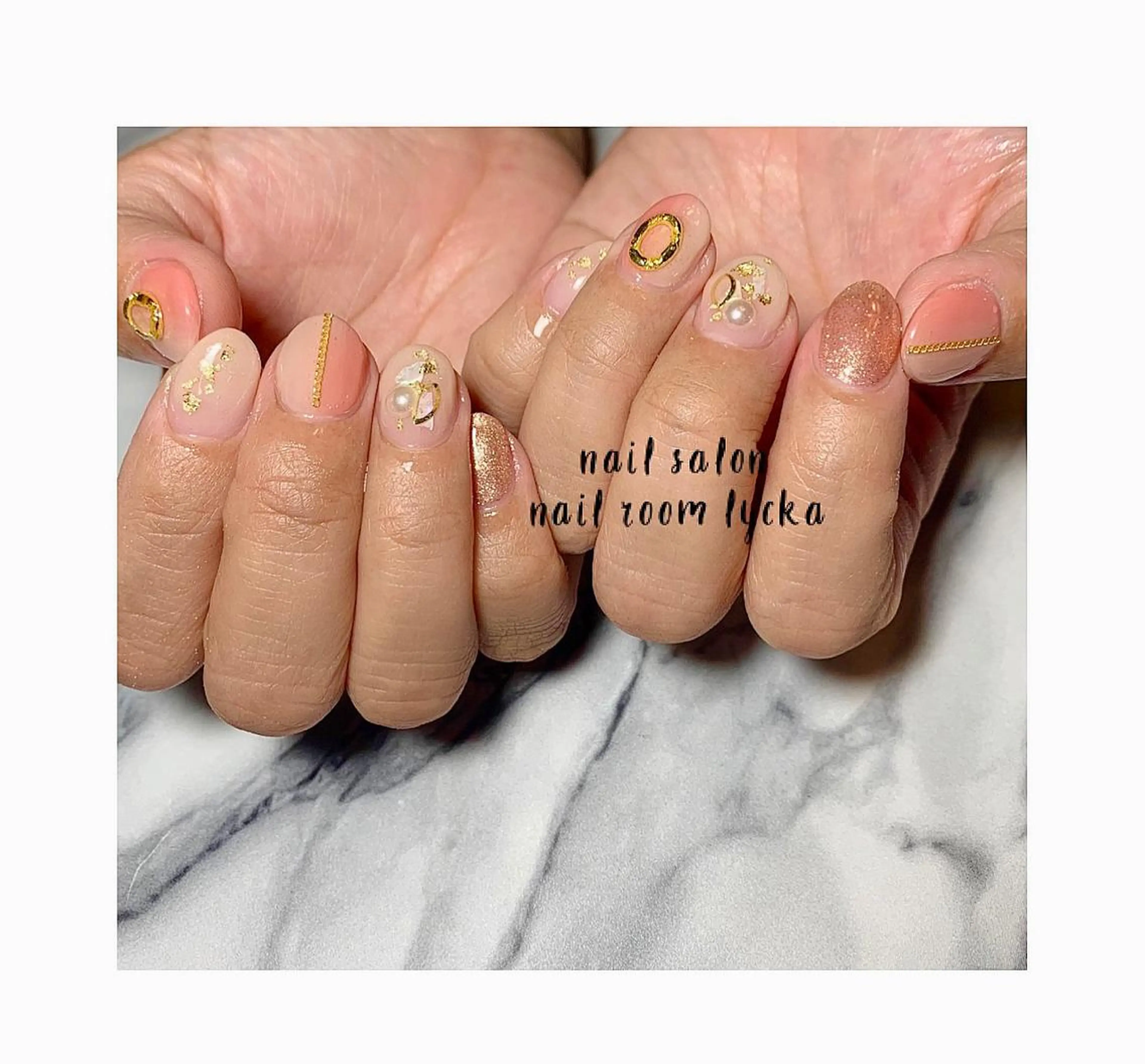 ネイル ﾈｲﾙﾙｰﾑﾘｯｶ 𝐦𝐚𝐲𝐮のネイルデザイン