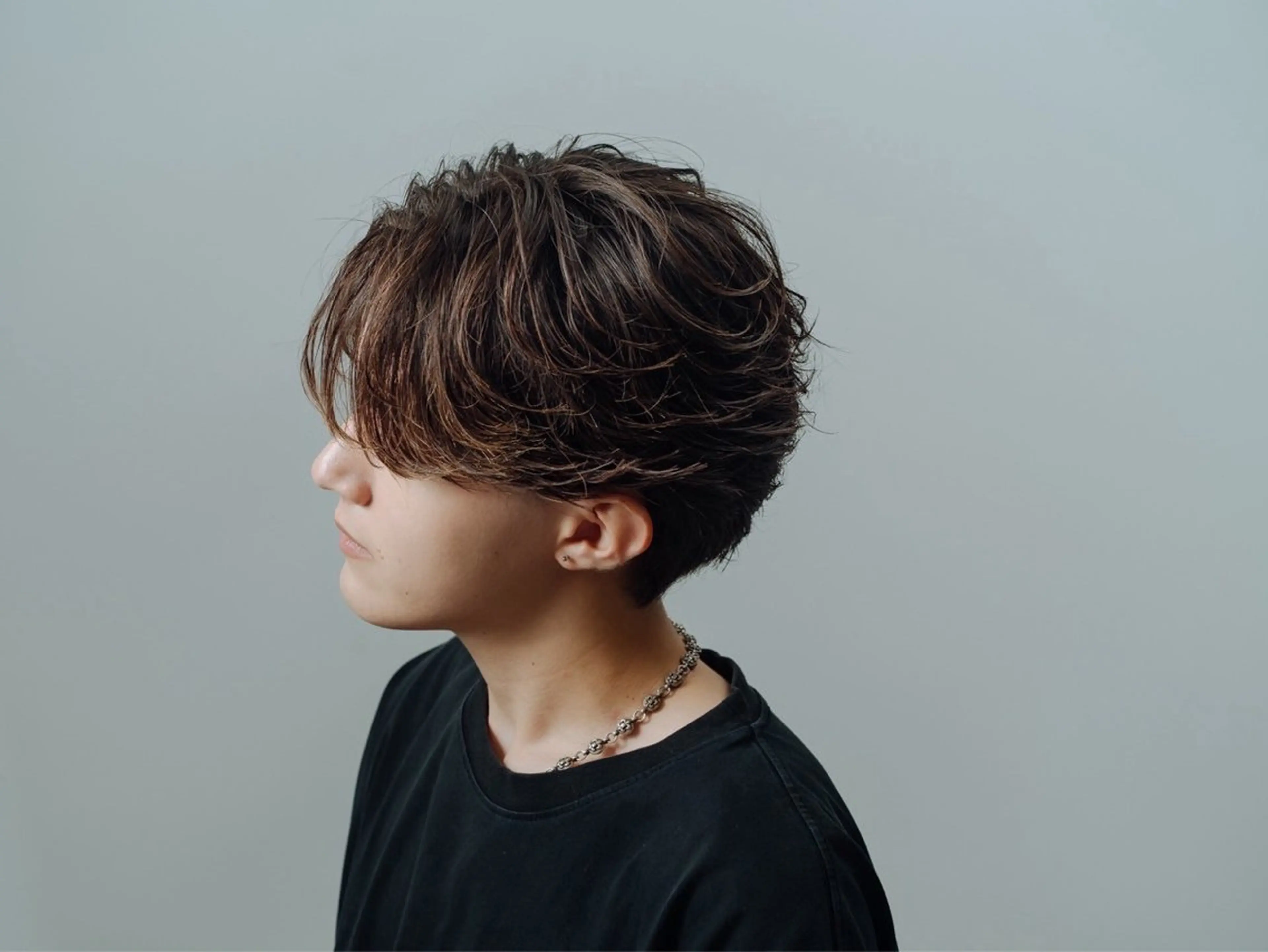 パーマ 波巻き得意 メンズ美容師/松井陸のヘアスタイル