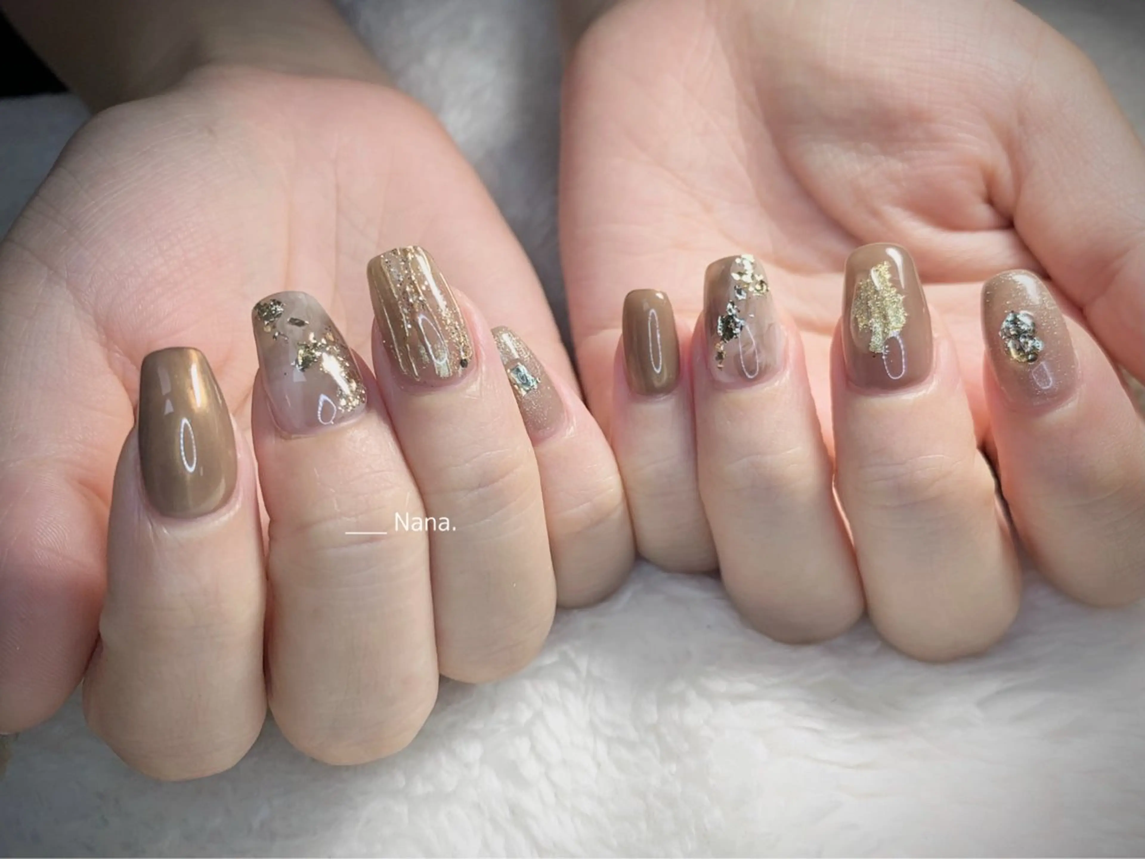 ネイル ニュアンスネイル Iwata Mikiのネイルデザイン