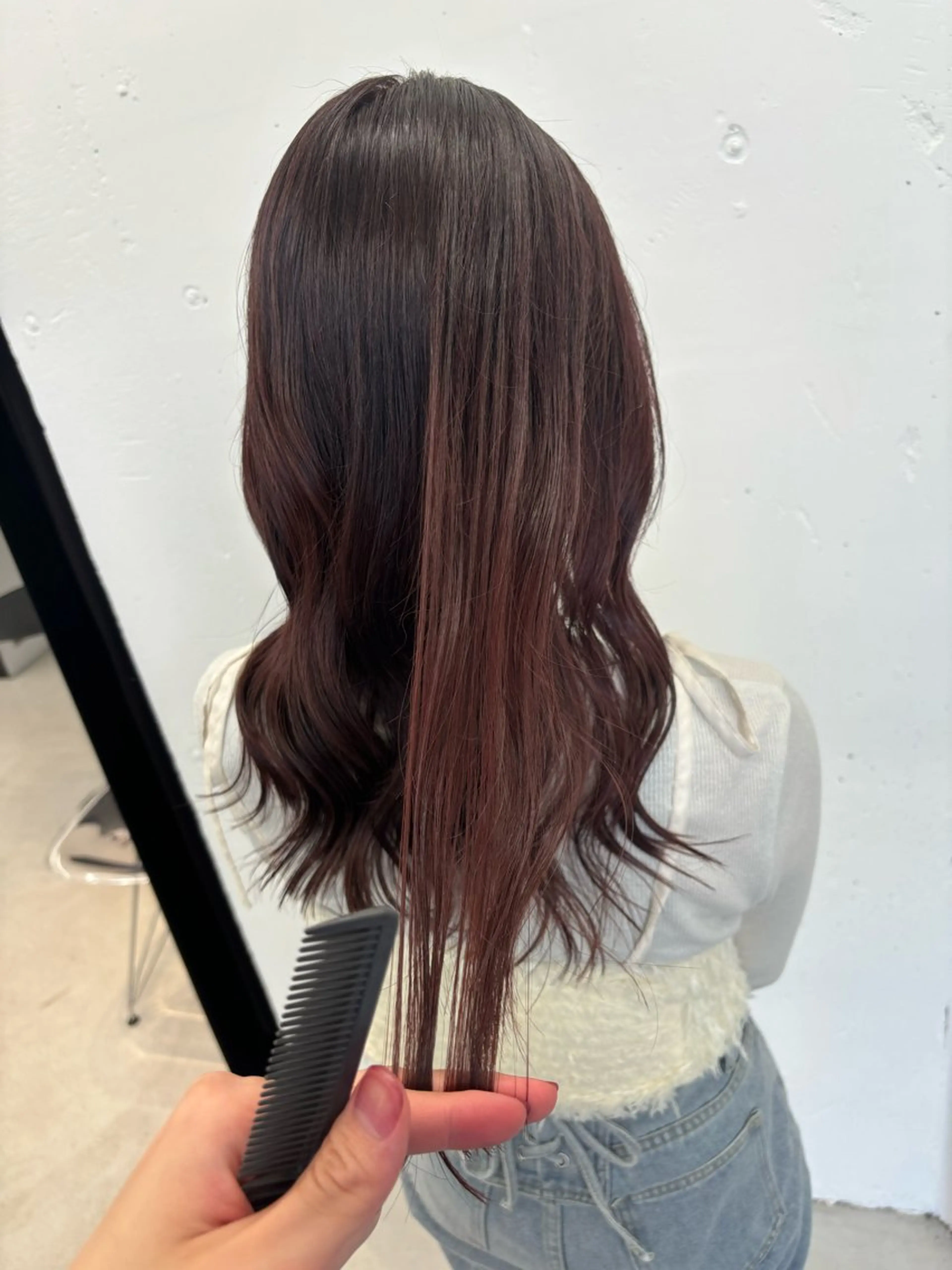 セミロング カラー ブラウンカラー 透明感カラー オレンジ オレンジブラウン カット ヘアカラー 🐶ひかる🐶 JILLSTUDIOのヘアスタイル