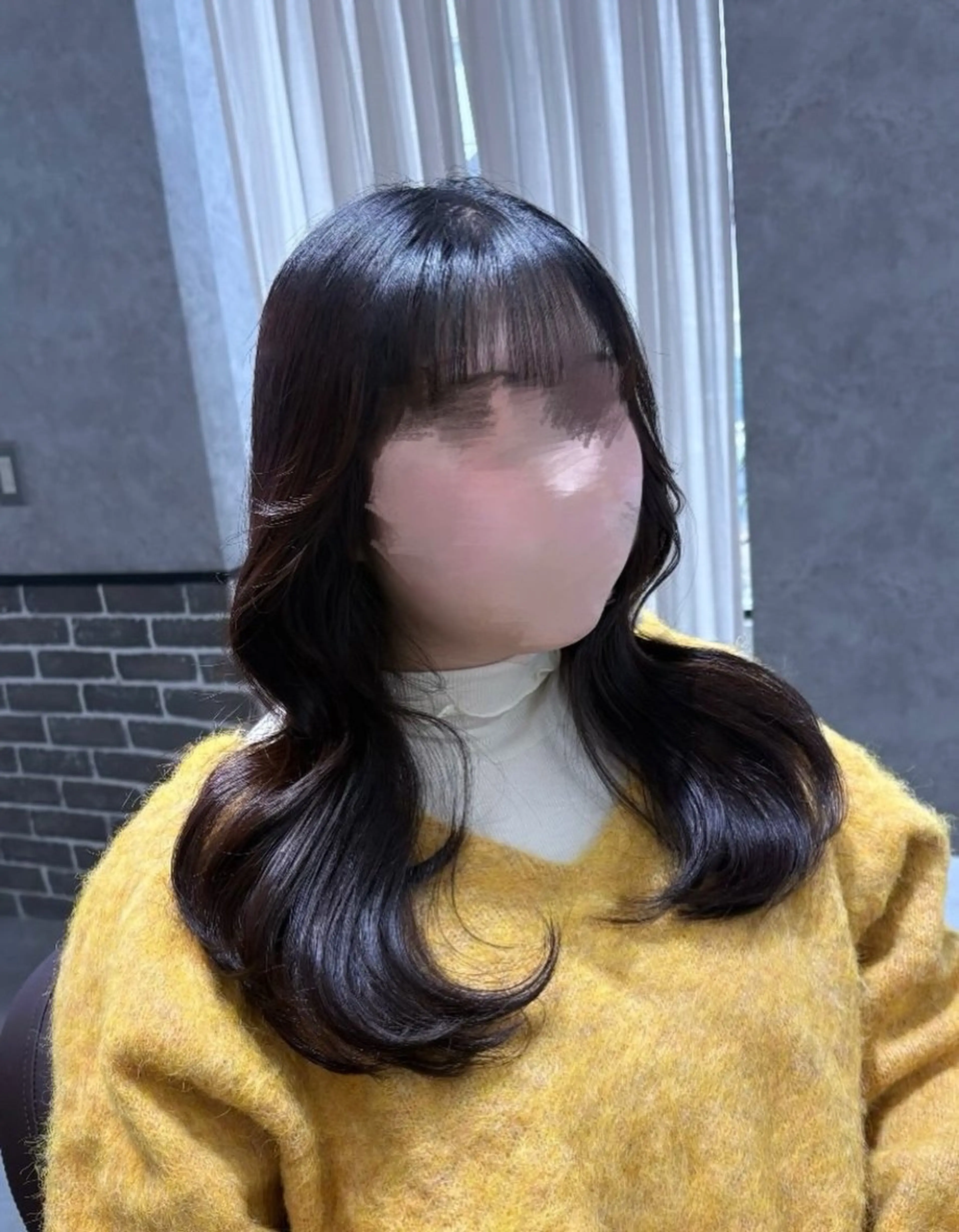 セミロング アッシュ トリートメント トリートメント ヘッドスパ あい❤︎ /髪質改善/韓国巻きのヘアスタイル