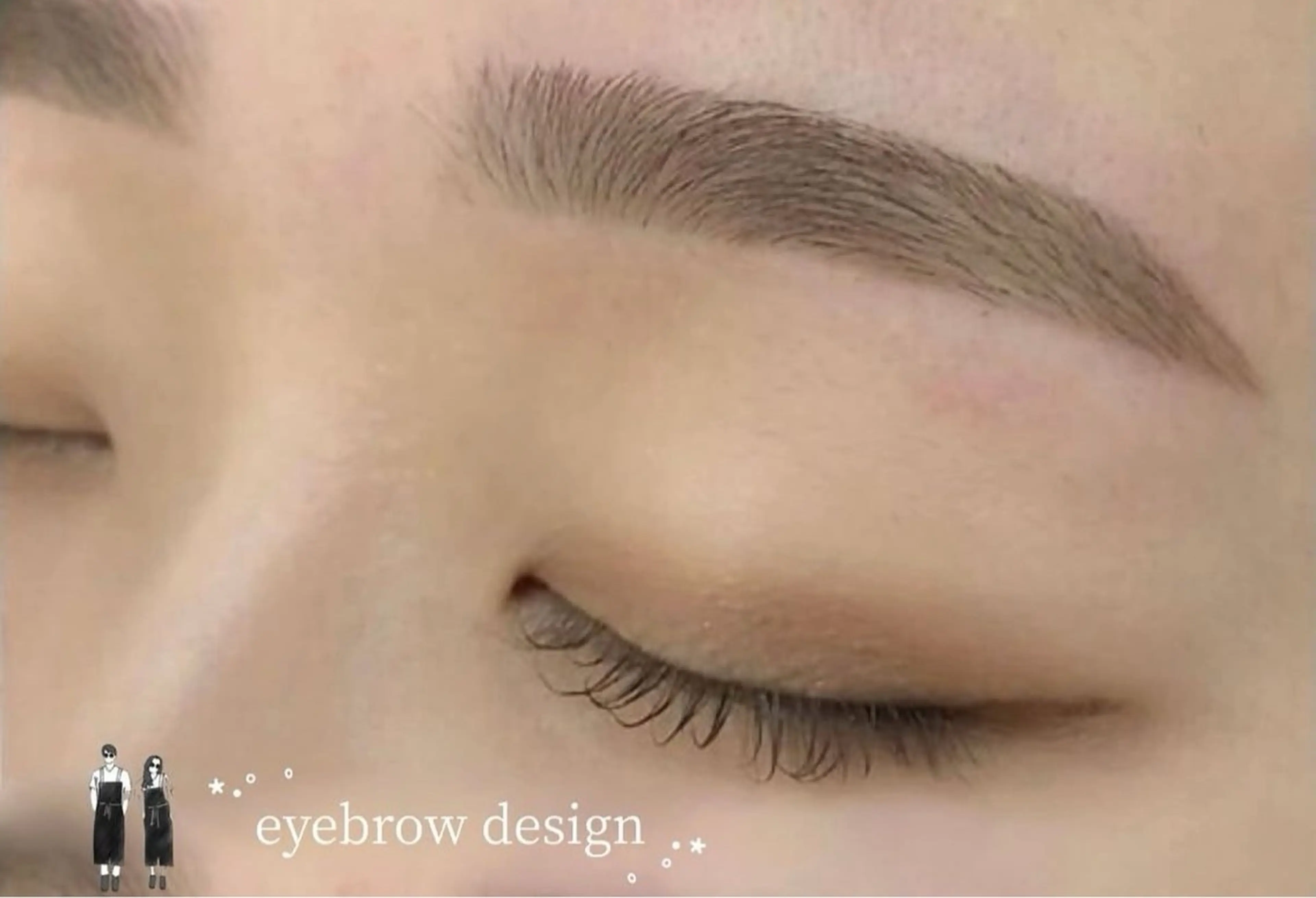 眉毛ワックス+骨格診断の写真