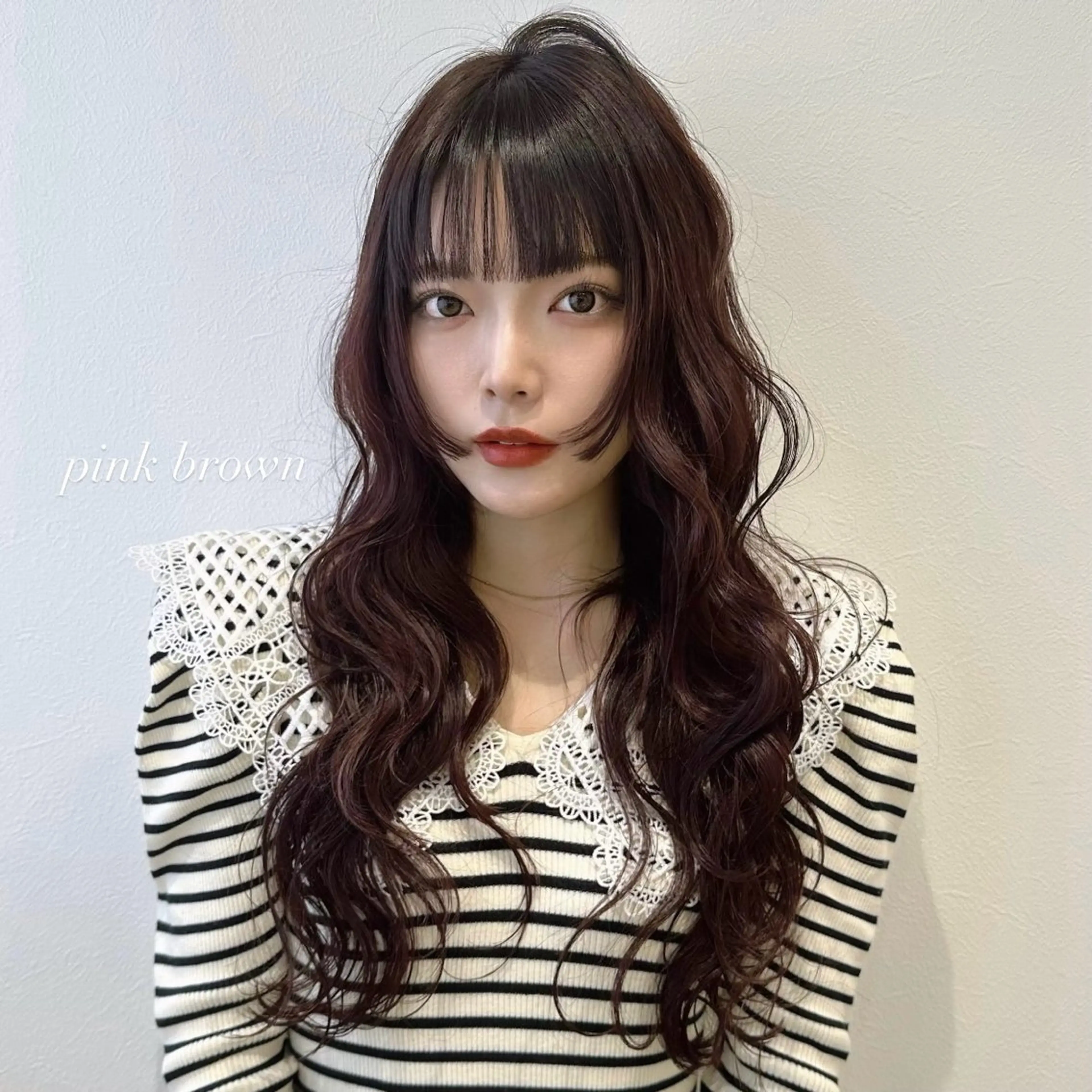 ロング 韓国𝐻𝑎𝑖𝑟 🇰🇷🖤ハラのヘアスタイル