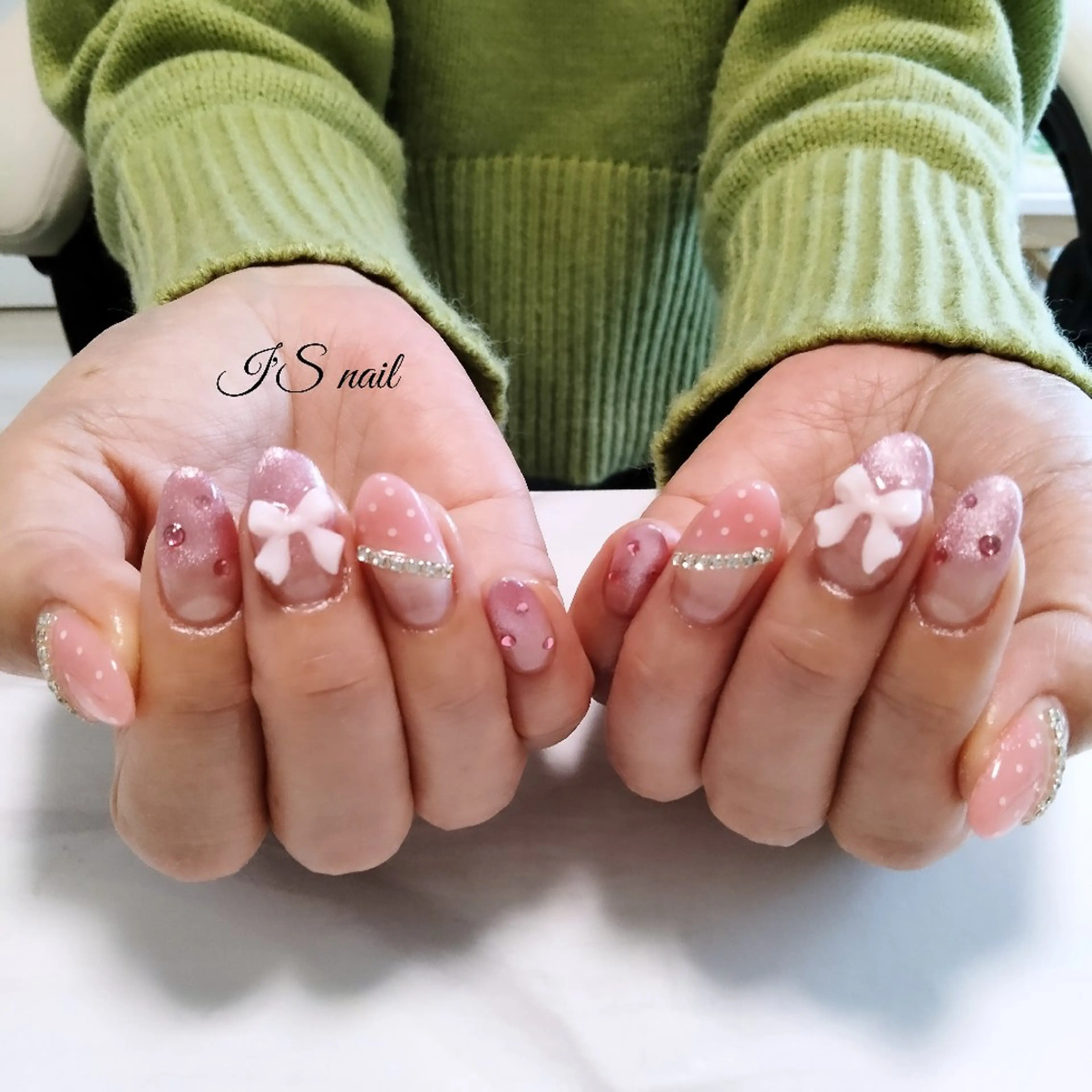 ネイル ピンク I'S nail 佐野のネイルデザイン