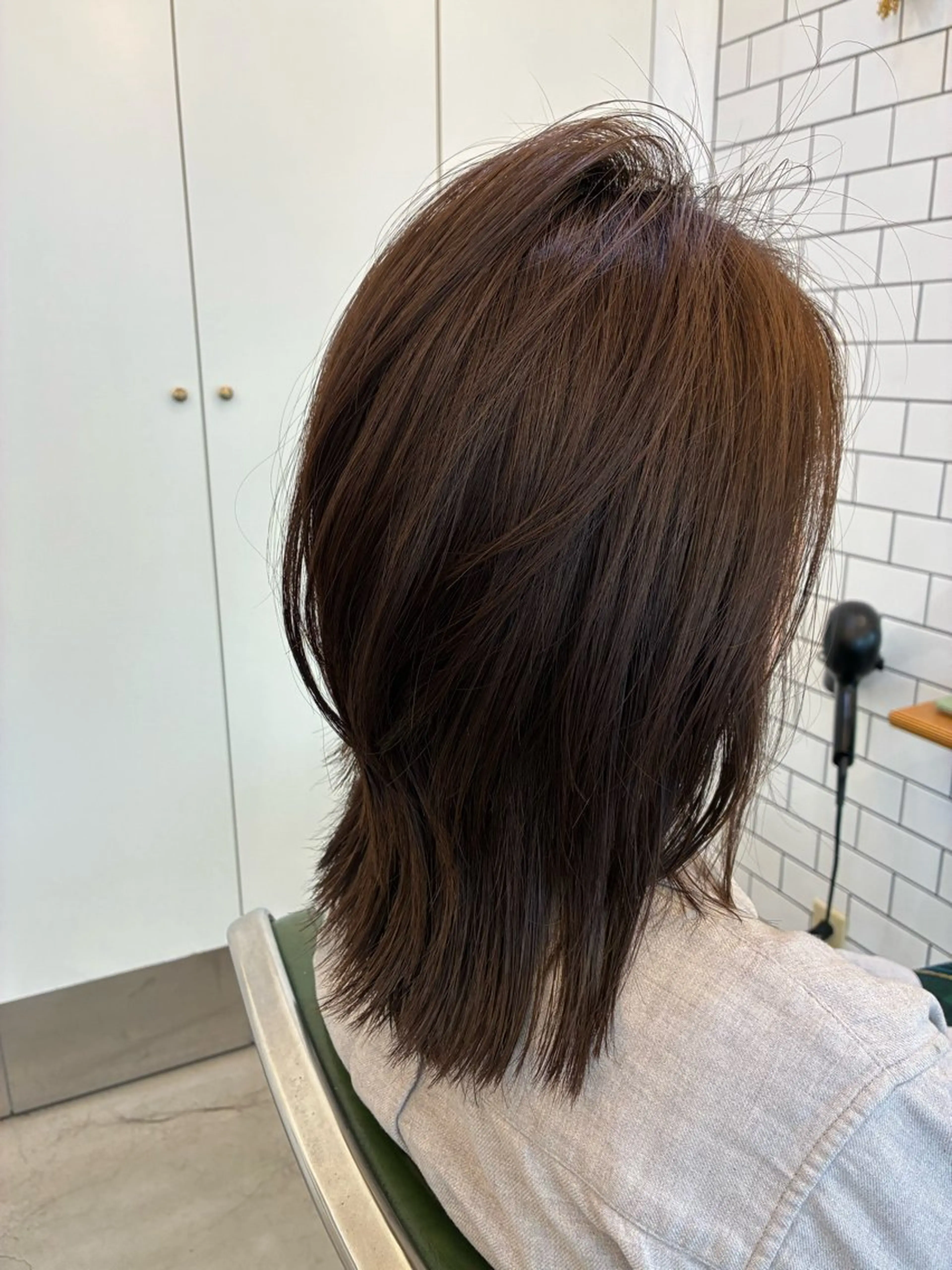 セミロング カット 💐レイヤー/ 暖色/りゅーき💐のヘアスタイル