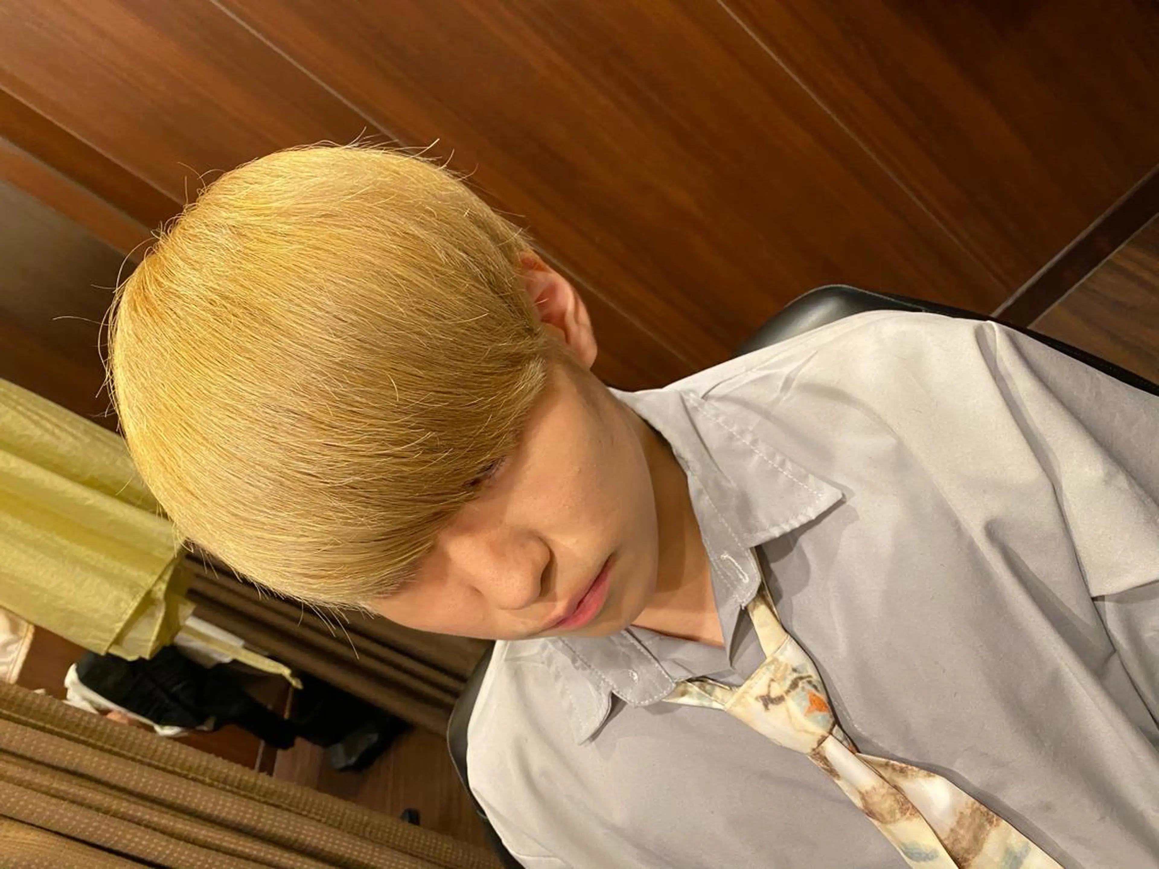 ミディアム メンズ 岡本 宗士のヘアスタイル